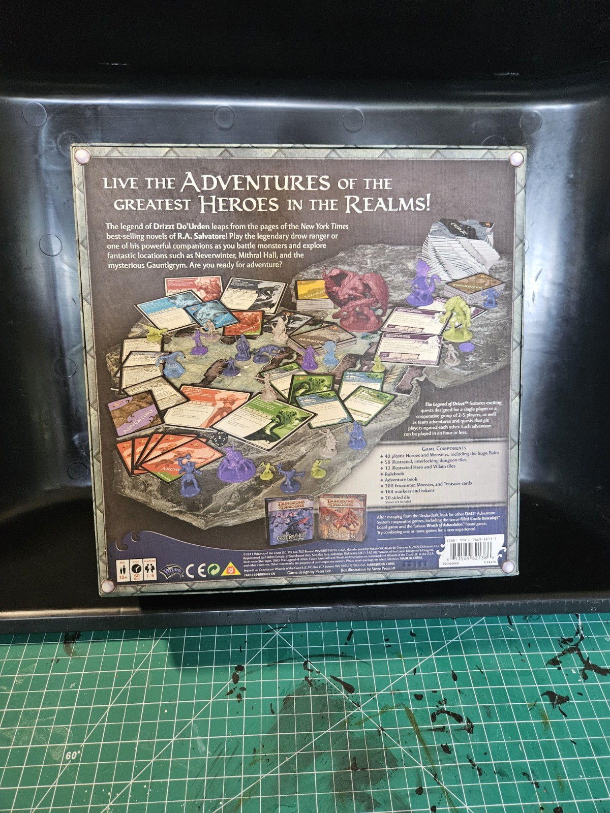 Slighly used Dungeons & Dragons Legend of Drizzt Board Game