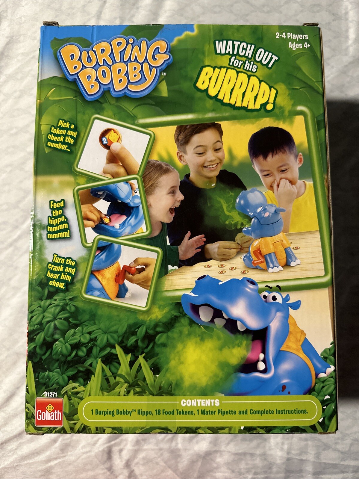 Burping Bobby by Goliath, Multi Color 2-4 Players Ages 4+