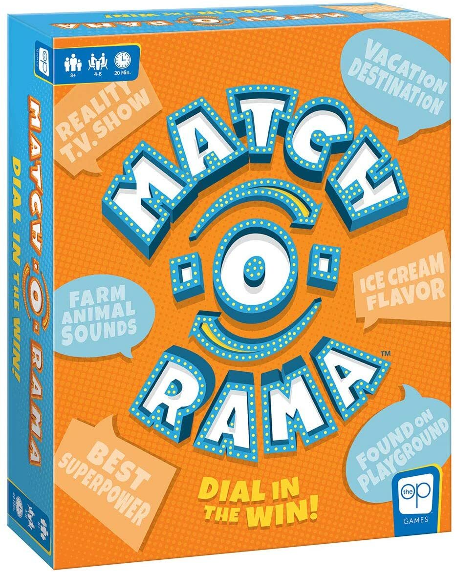 Match-O-Rama Family Board Game Press-Your-Luck Fast Paced Party Game Brand New