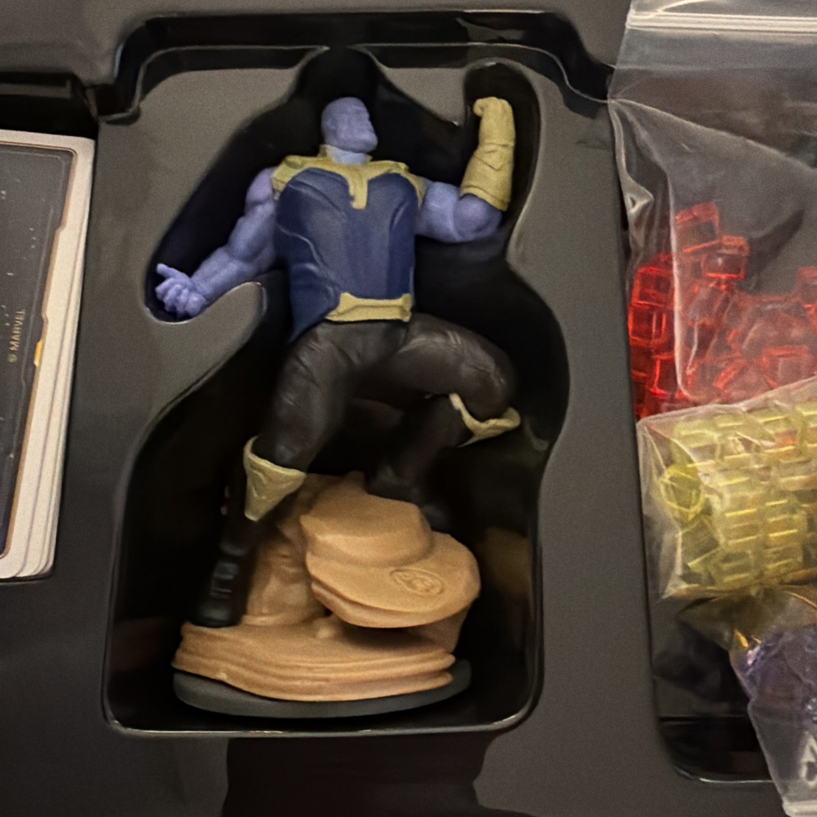 Thanos Rising Avengers Infinity War Board Game USAOpoly Complete Marvel