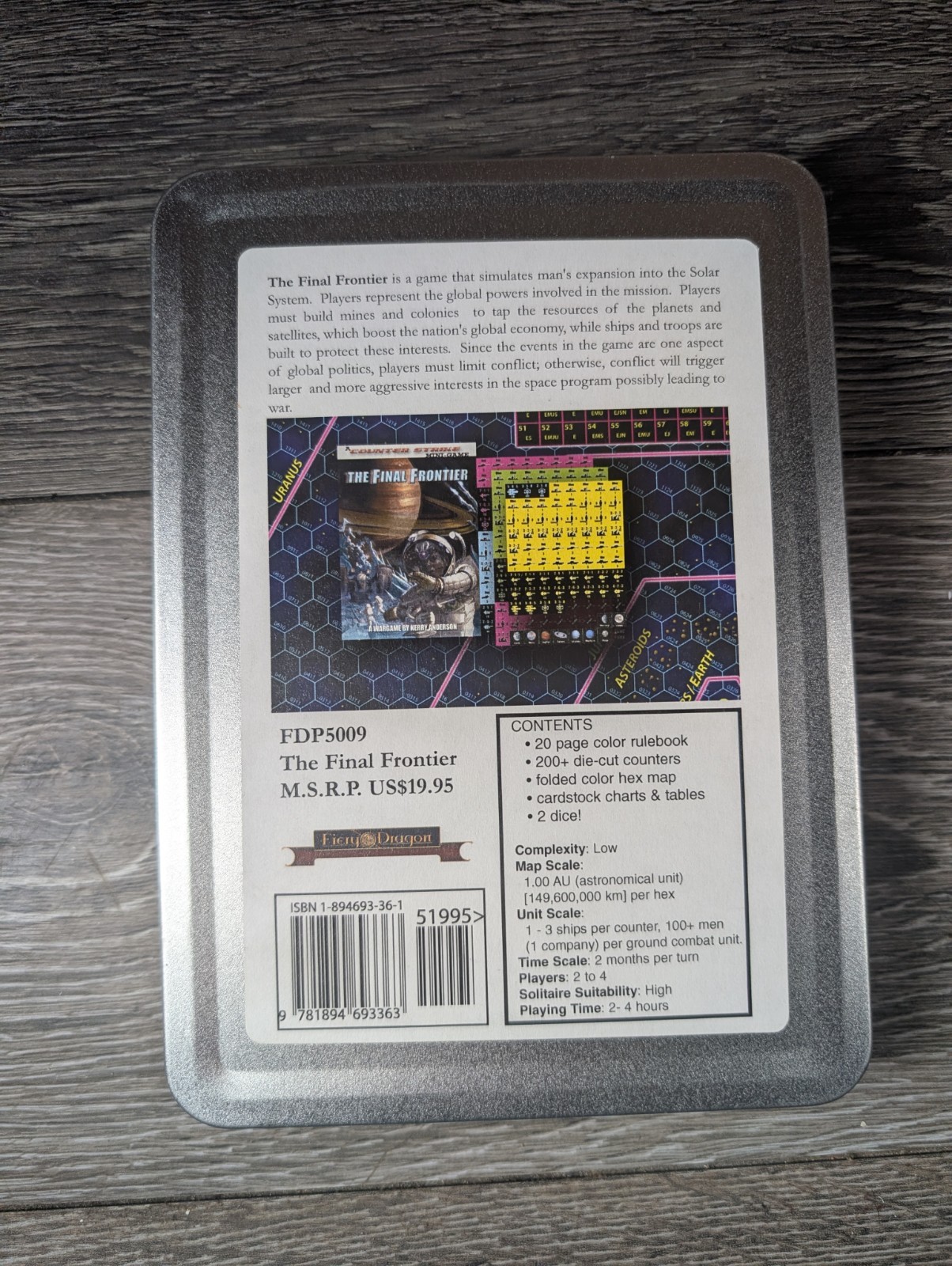 The Final Frontier – A Counter Strike Mini Game by MDG **Unpunched**