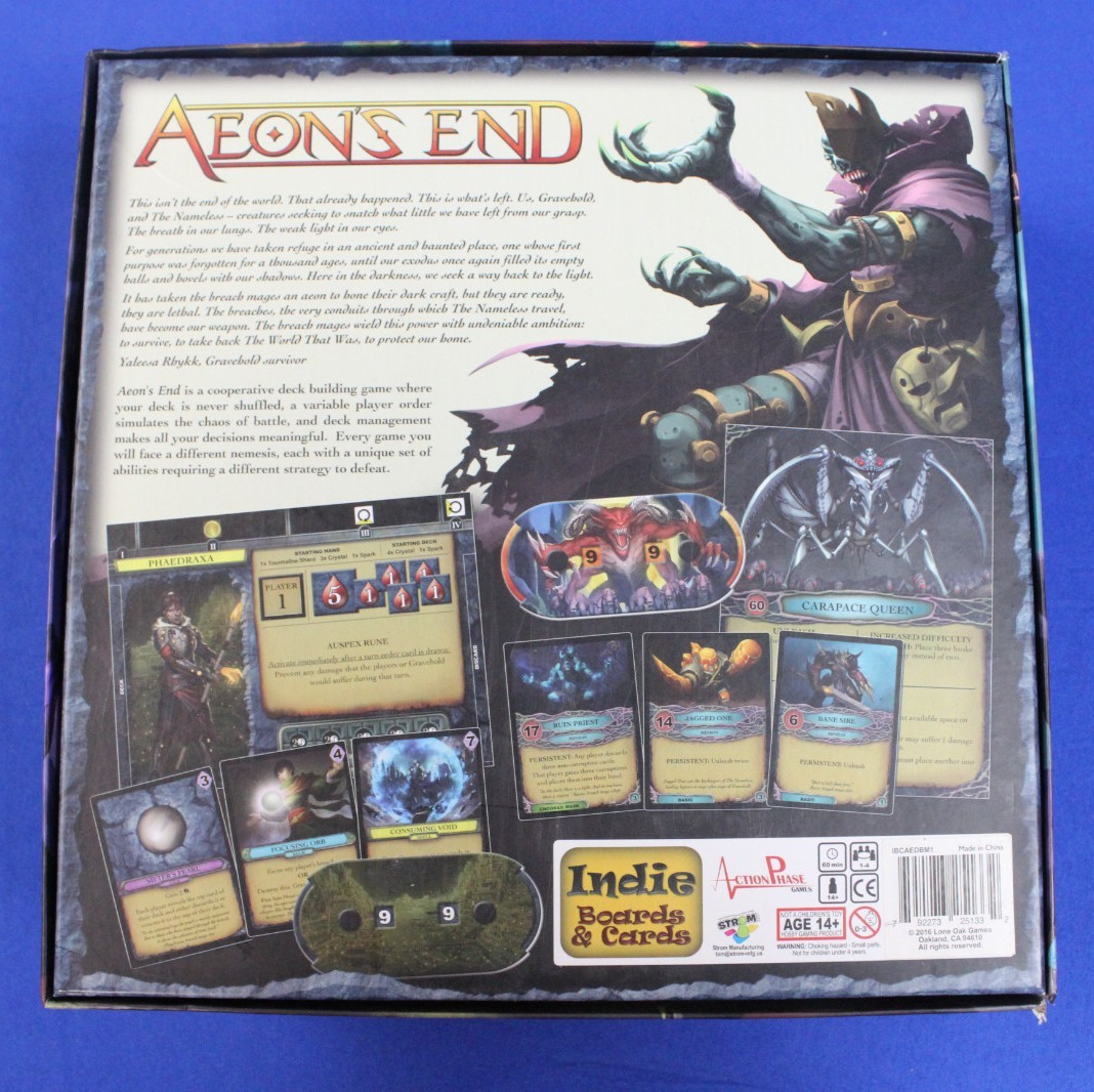 Indie Boards & Cards Aeons End 2nd Edition Expansion Accessory Kickstarter Lot