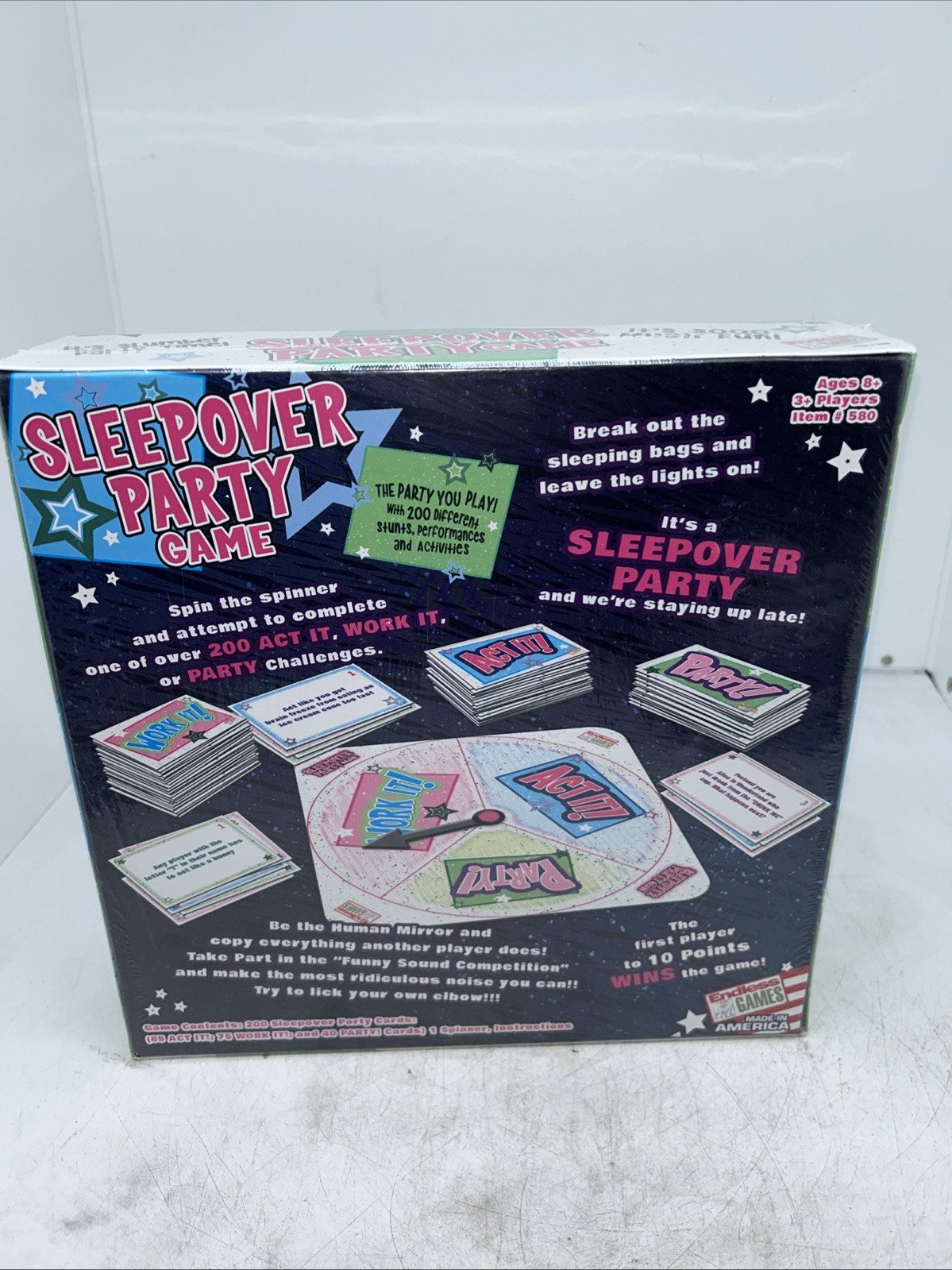 Sleepover Party – The Party You Play Activity Game for Kids NEW, Sealed