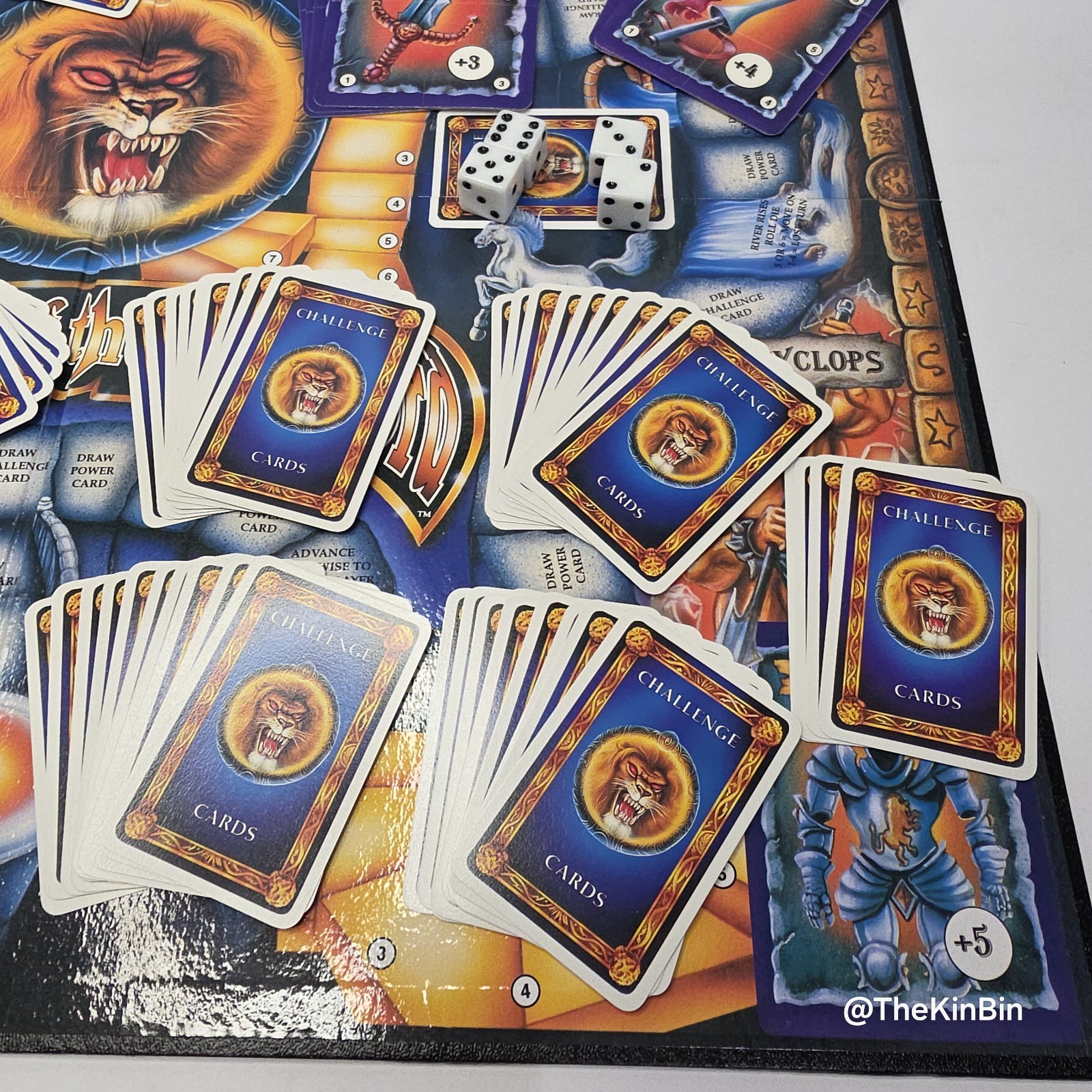 Challenge Of The Lion Lord 1995 Board Game Rare Vintage 100% Complete GUC