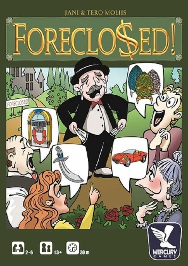 Foreclosed! Game – Mercury Games (Brand New in Shrink)
