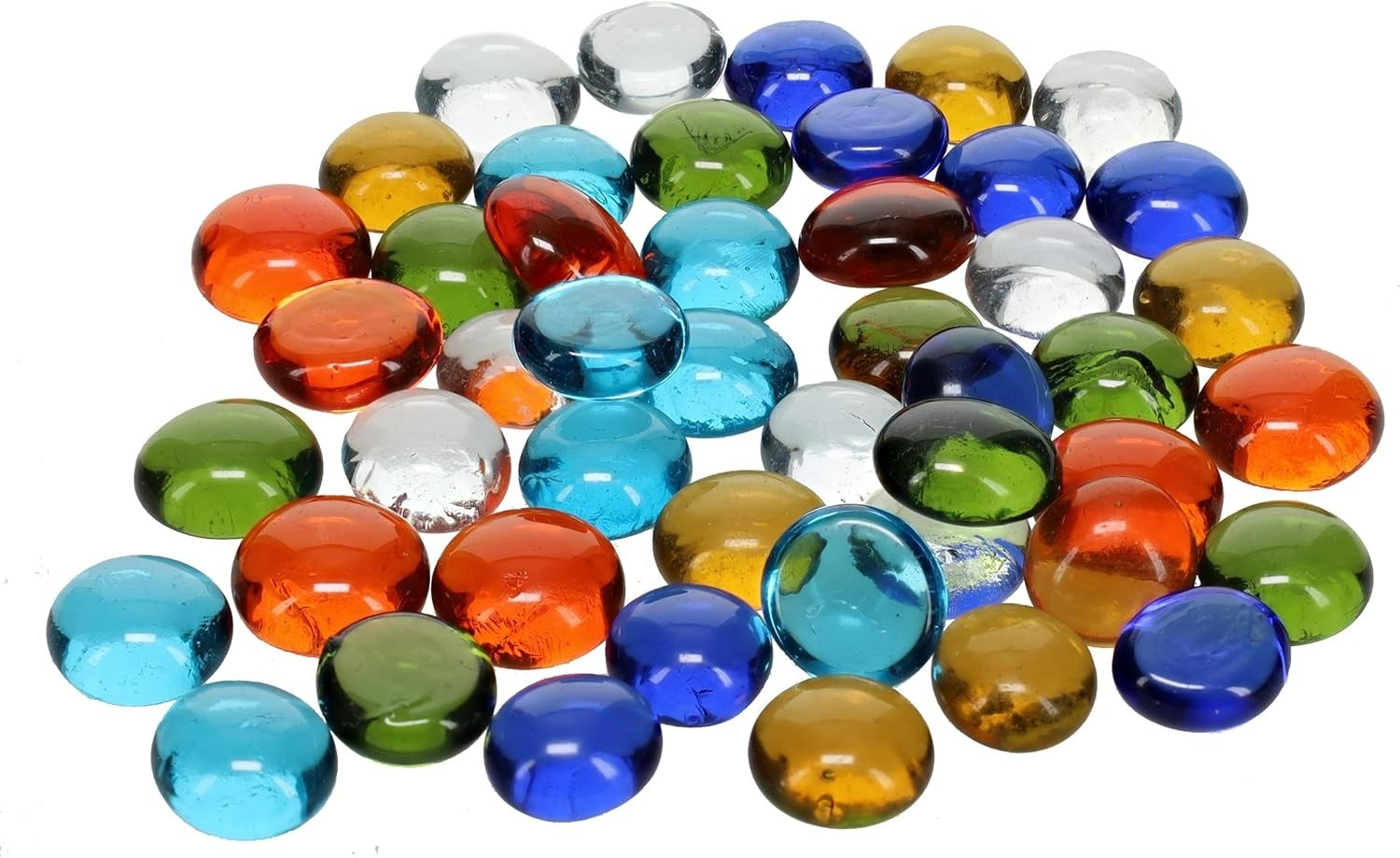 Travel-Ready 48-Pcs Mancala Stones Set – Durable Glass, Perfect Game Accessory