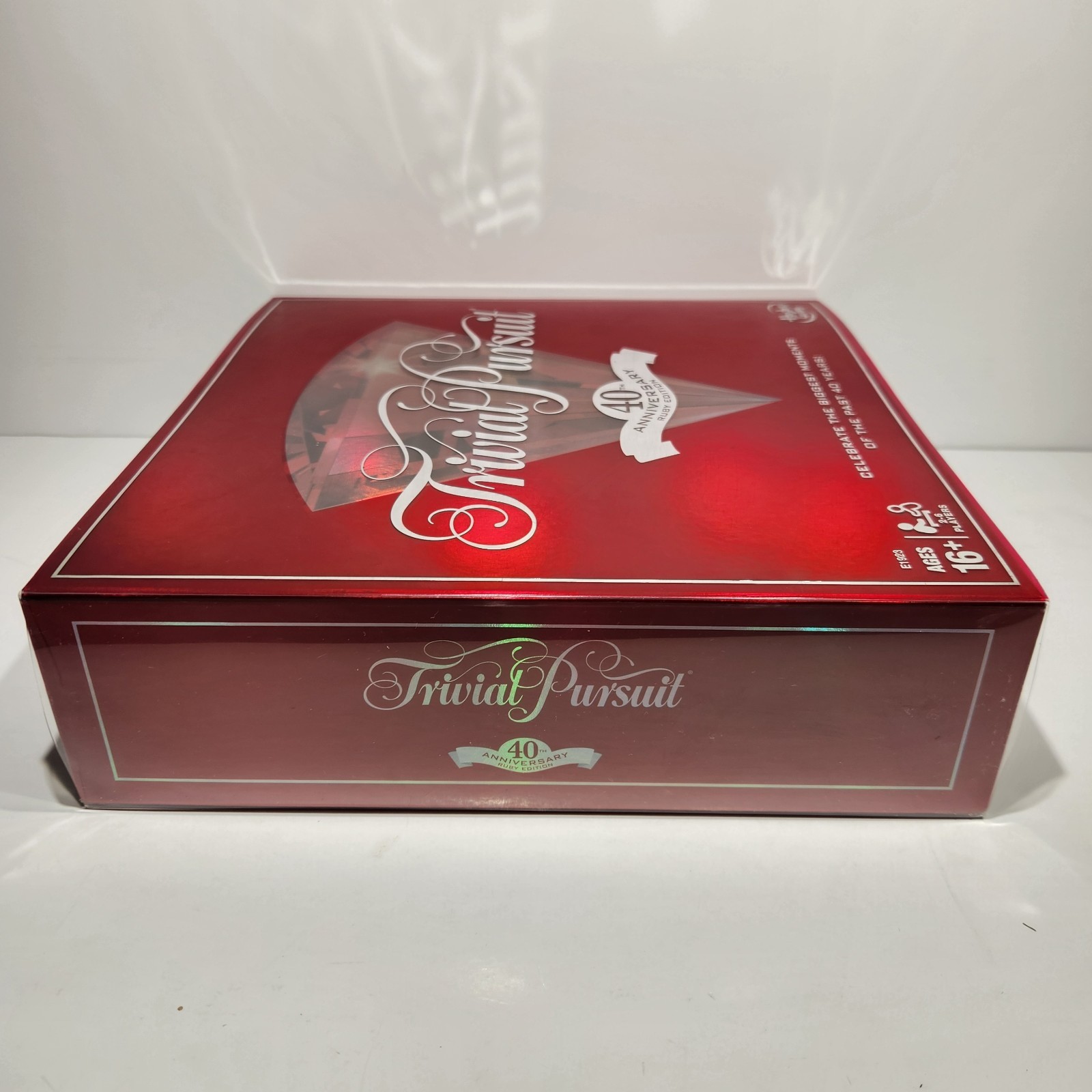 Trivial Pursuit Ruby Edition 40th Anniversary Board Game 100% COMPLETE!