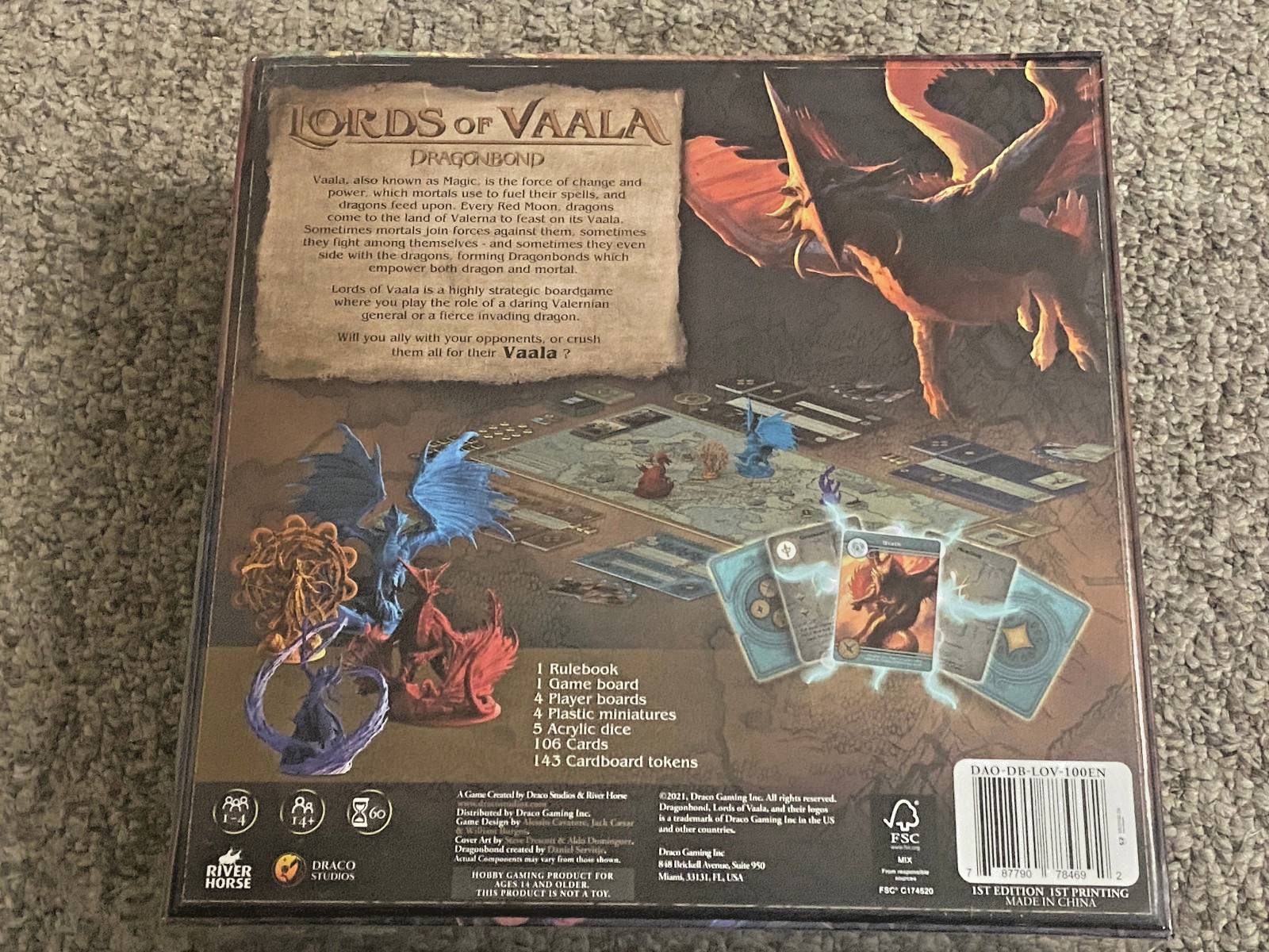Dragonbond: Lords of Vaala – Draco Studios / River Horse 2024 – New Sealed