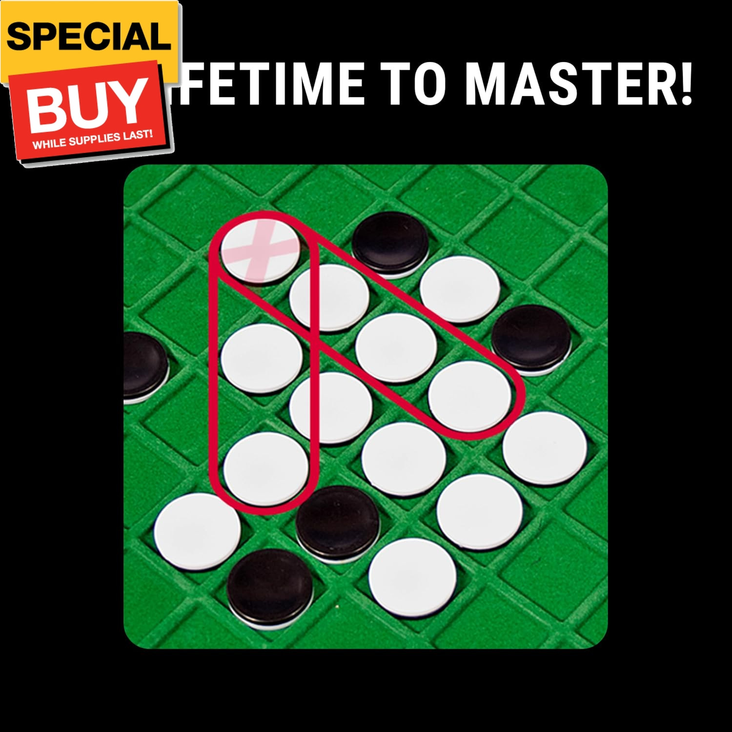 Othello® Classic Family and 2-Player Game for Ages 8 and Up