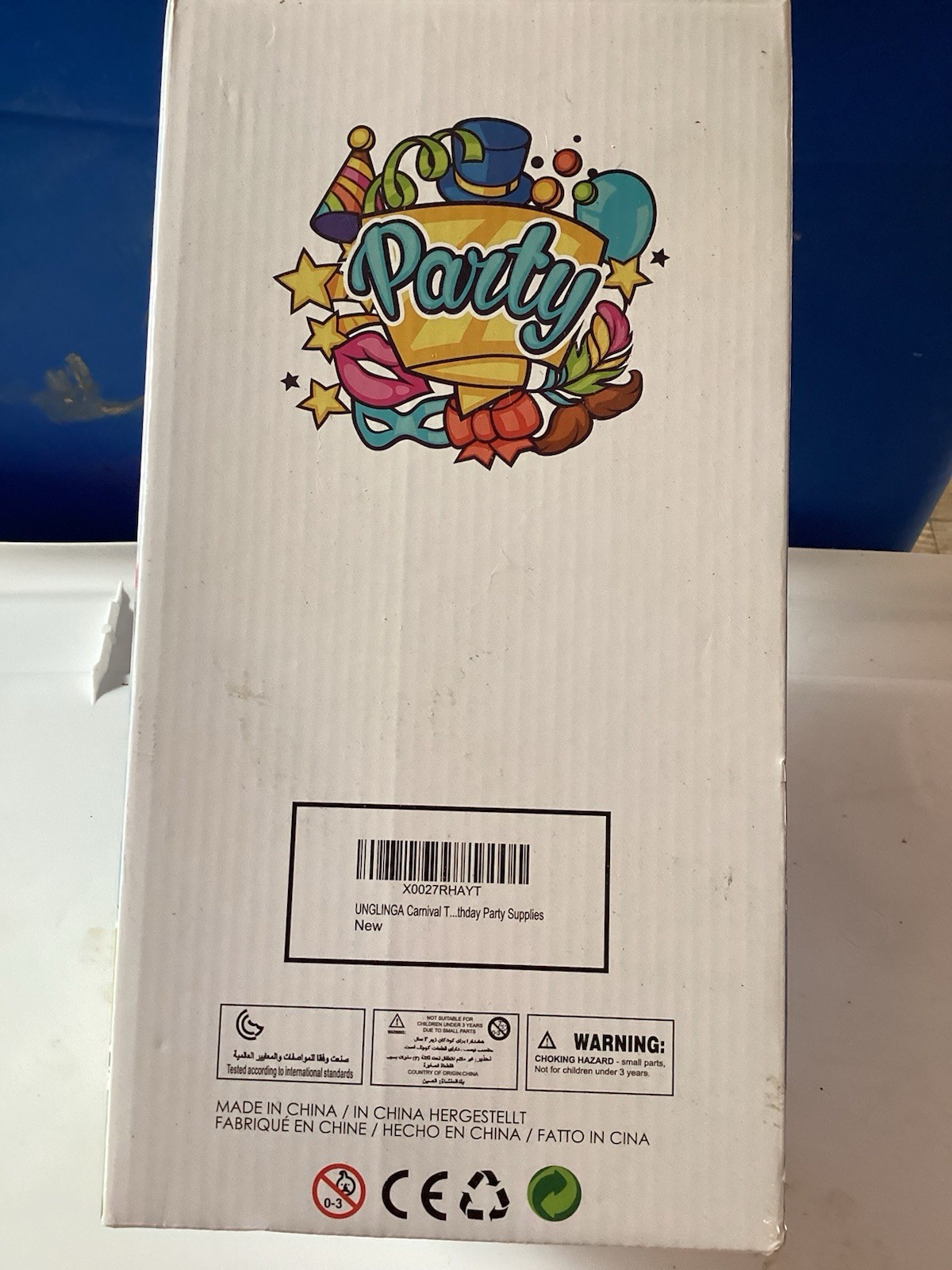 704-Unglinga brand “Kid’s Toy World” Carnival Clown Bag Toss Game New In Box