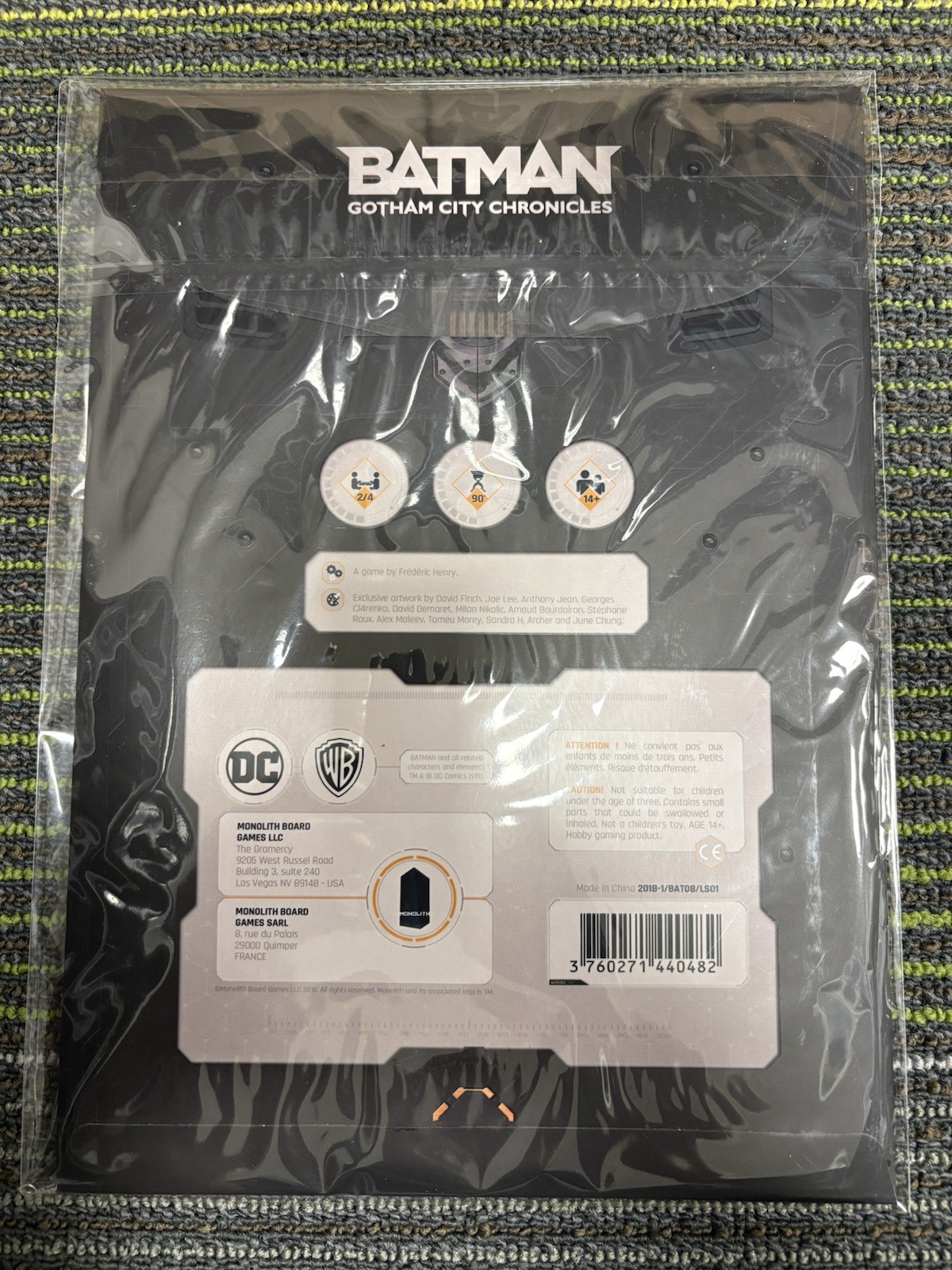 Batman Gotham City Chronicles All In 1st Season Pledge Kickstarter 8 Pieces