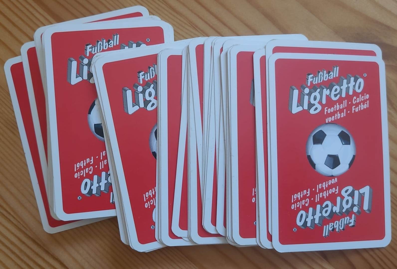Football Ligretto Card Game Schmidt Games 150 Cards Complete Good Condition