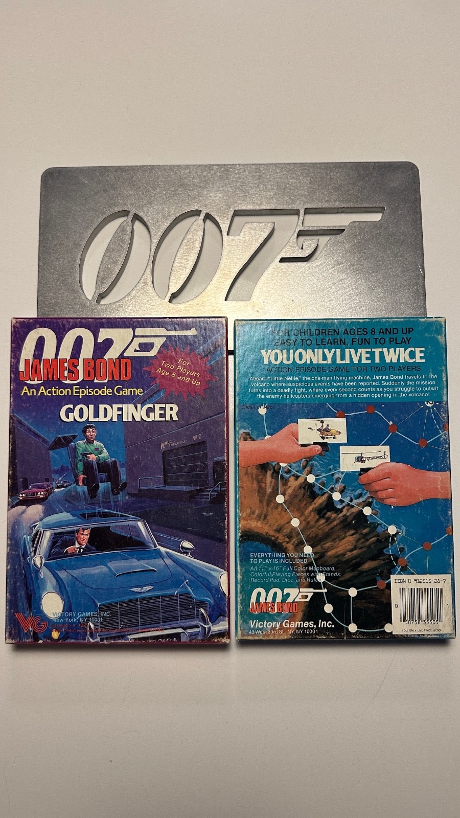 James Bond 007 Goldfinger + You Only Live Twice Mixed Partial Game Lot