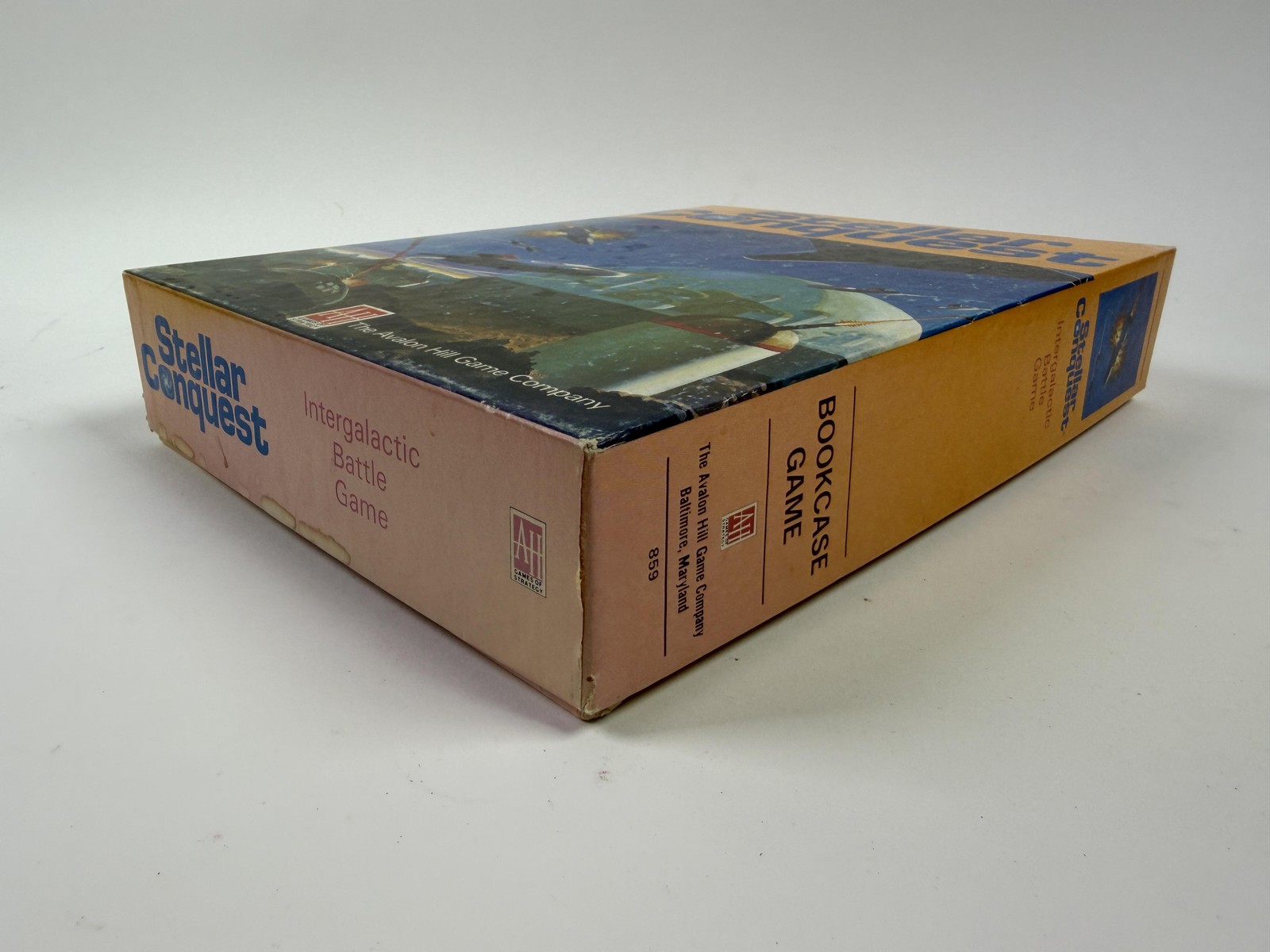 Vintage 1984 Avalon Hill Stellar Conquest Board Game Space Strategy USA Bookcase