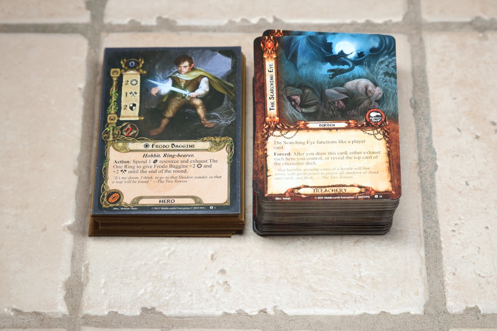 Lord of the Rings LCG – The Land of Shadow Saga Expansion, Complete, Great Shape