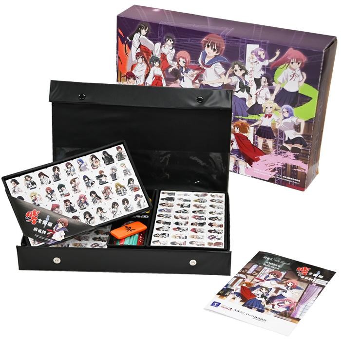 Mahjong Tile Set Saki National Edition Anime Collaboration Japan NEW