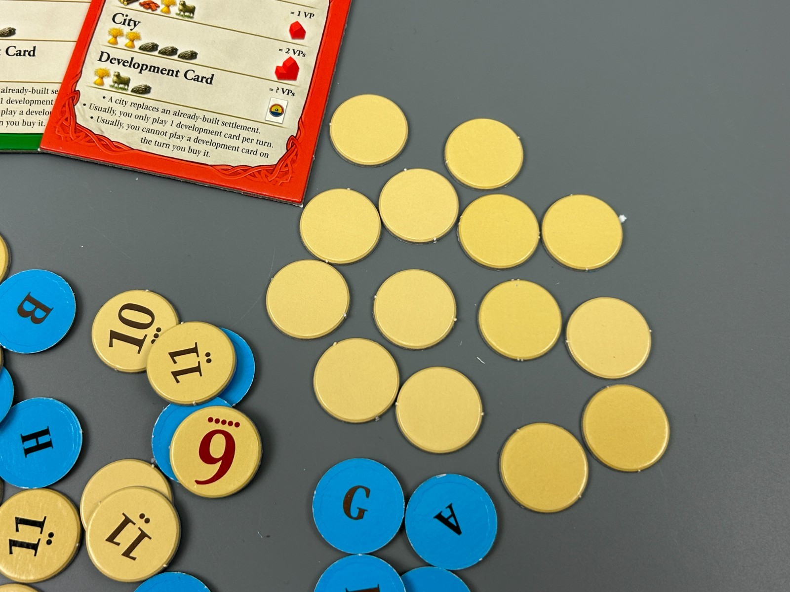 Settlers of Catan Replacement Pieces Number Tokens Robber Harbor Dice Building