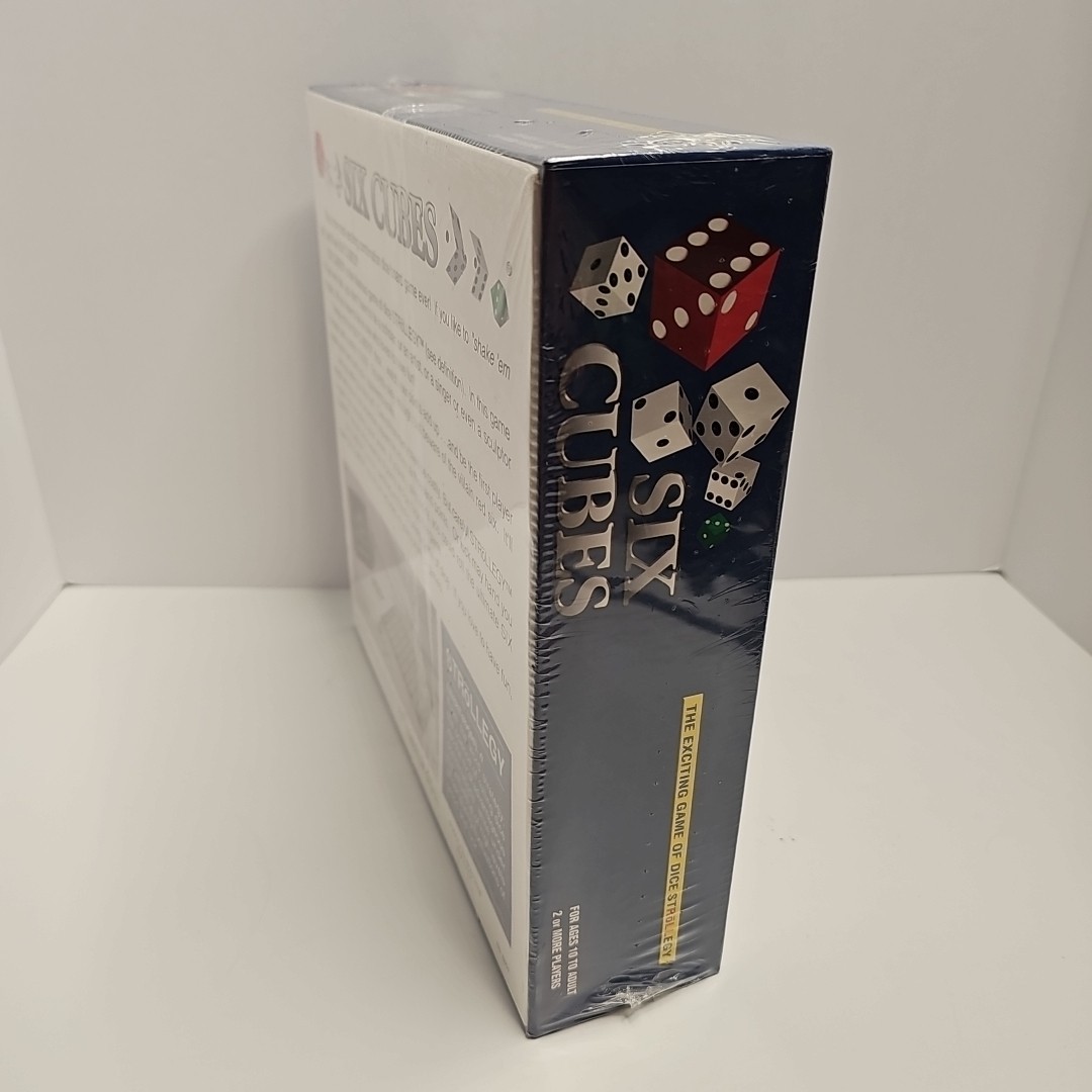 SIX CUBES Dice Board Game 1994 Ages 10+ Players 2+ New
