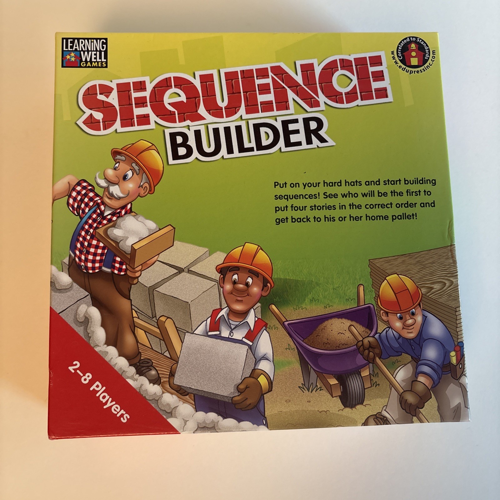 Learning Well Sequence Builder Reading Skill Board Game Ages 6+ RL 2.0-3.5 NEW