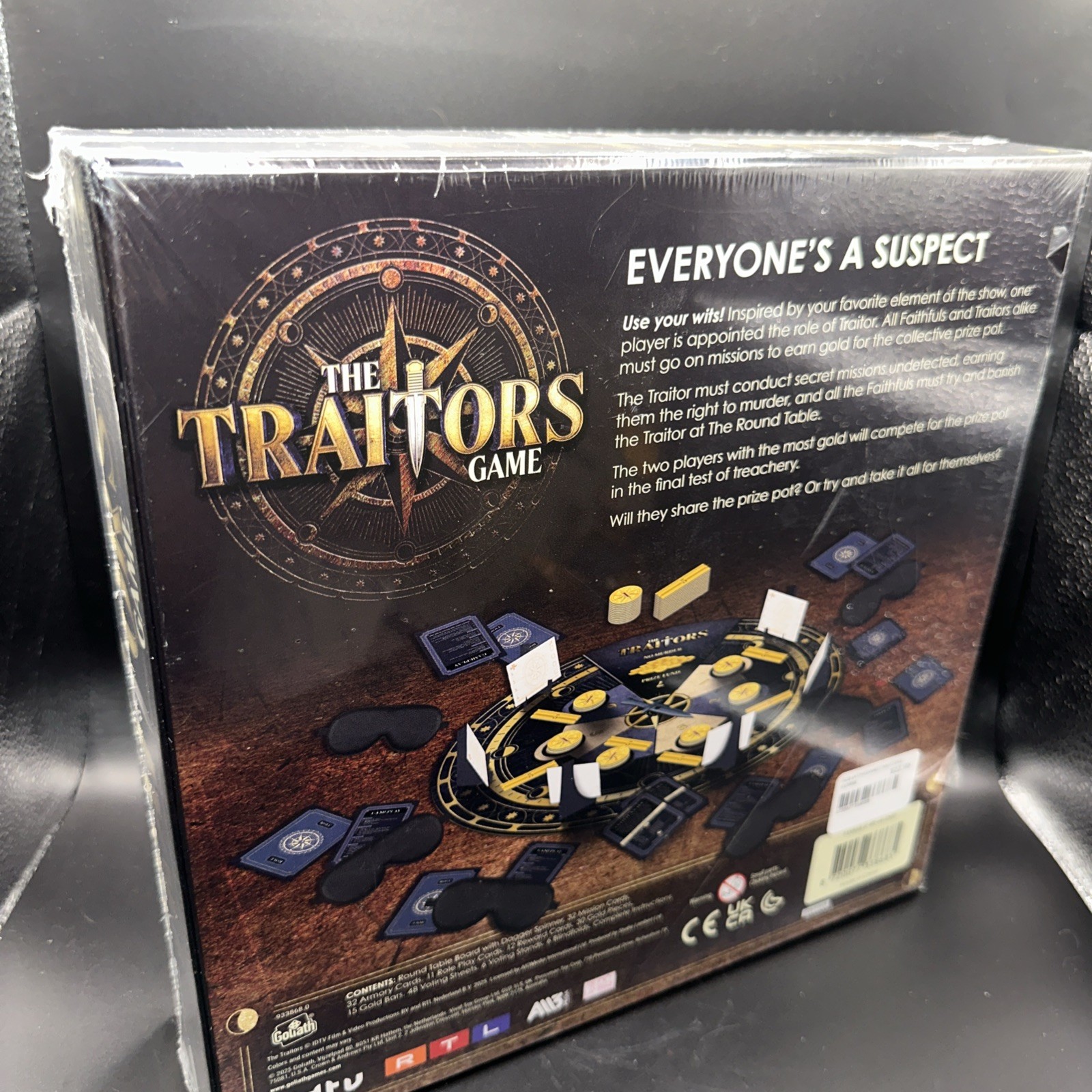 IDTV The Traitors Game Board Game Strategy Complete 4-6 Players New Unopened