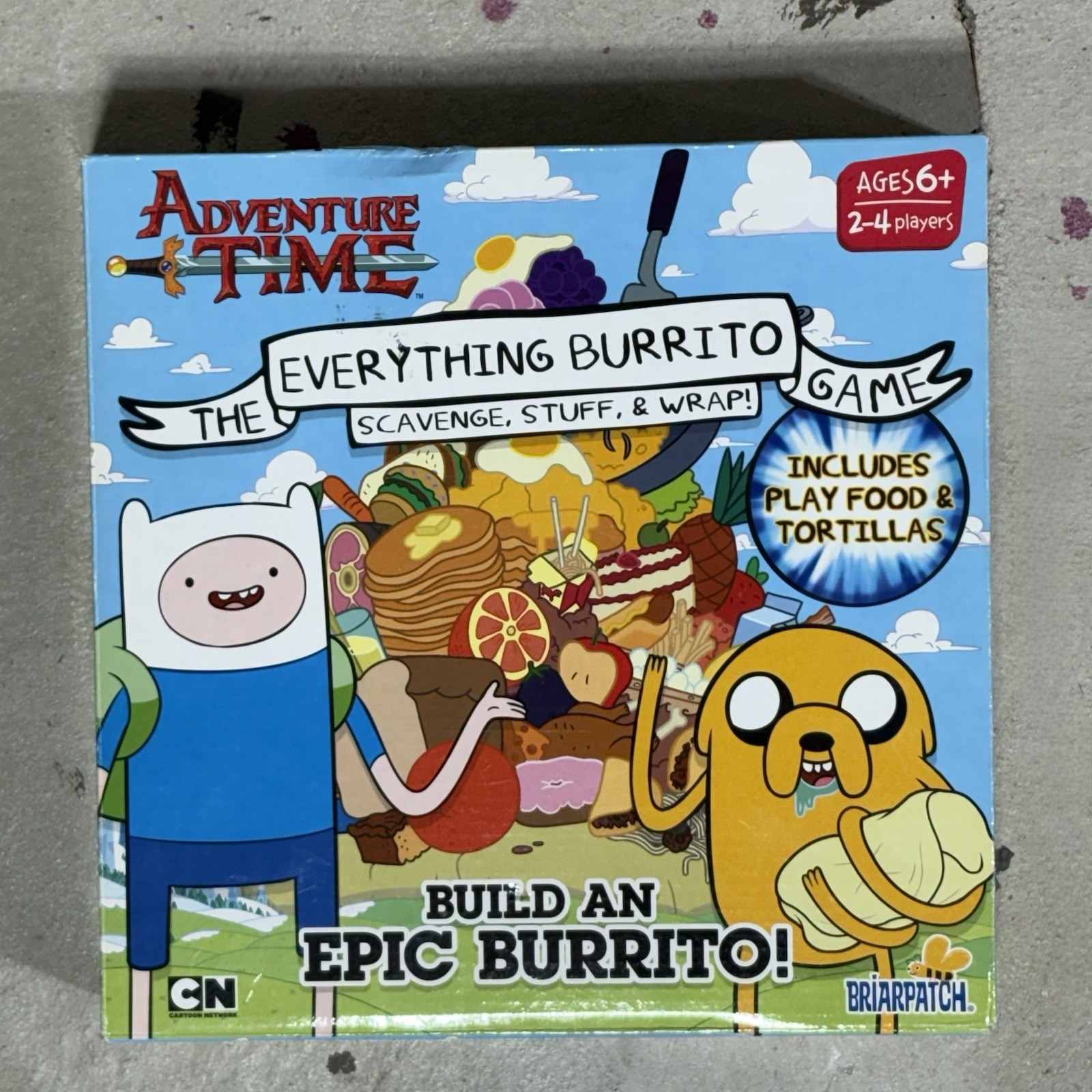 Adventure Time the Everything Burrito Game Jake Finn Build Epic Briarpatch New