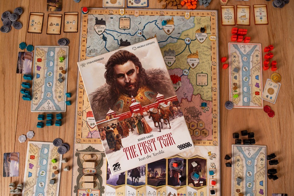 The First Tsar: Ivan the Terrible Board Game + Upgrades Pack 25th Century Games