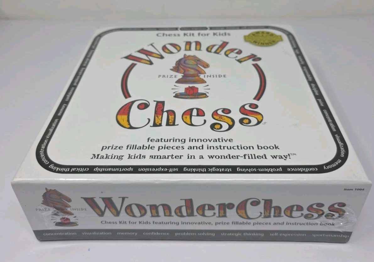 WONDER CHESS – Chess Kit For Kids Award Winner Game NEW Chessboard