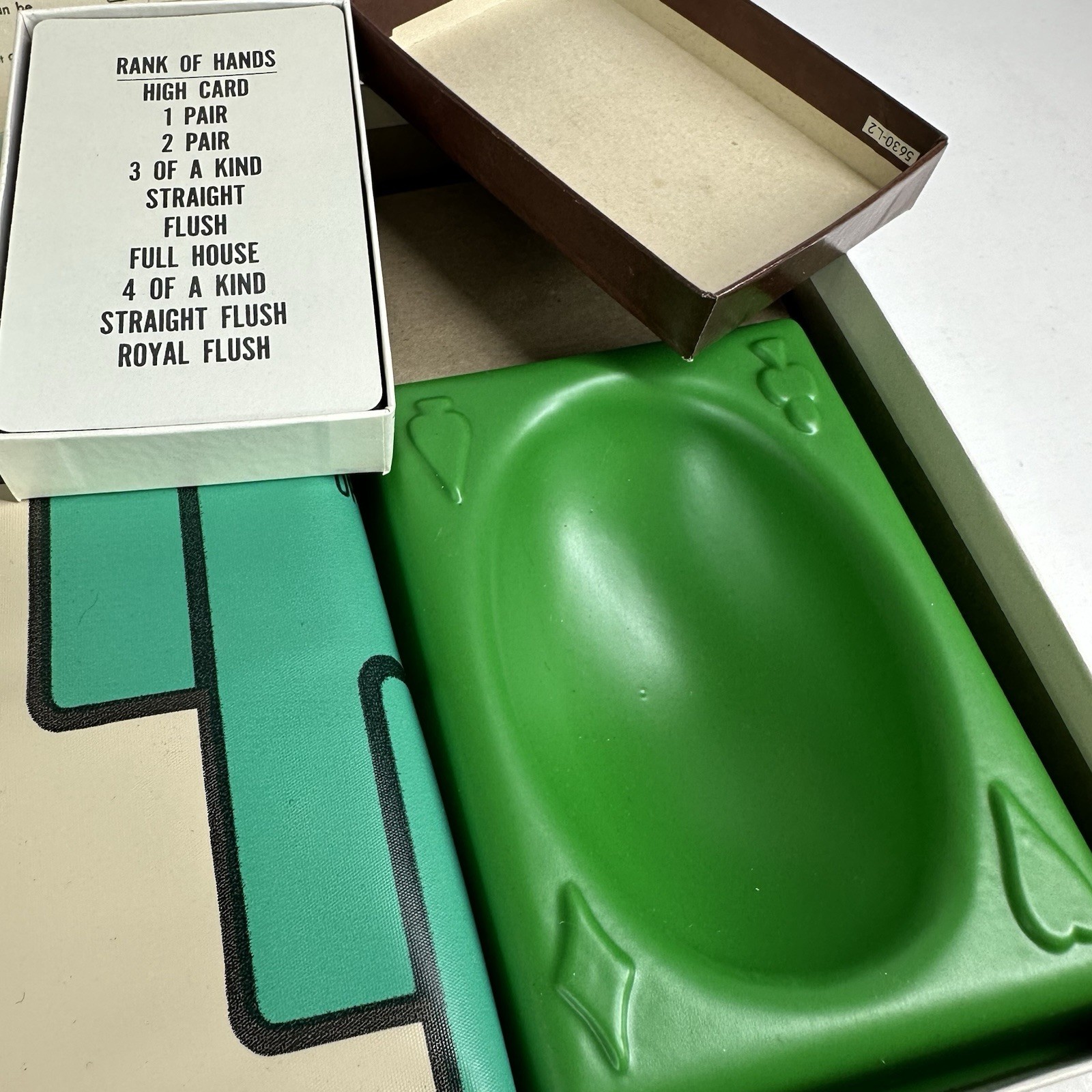 Vintage 1968 Strategy Poker by Milton Bradley #4960 Mint Condition And Complete