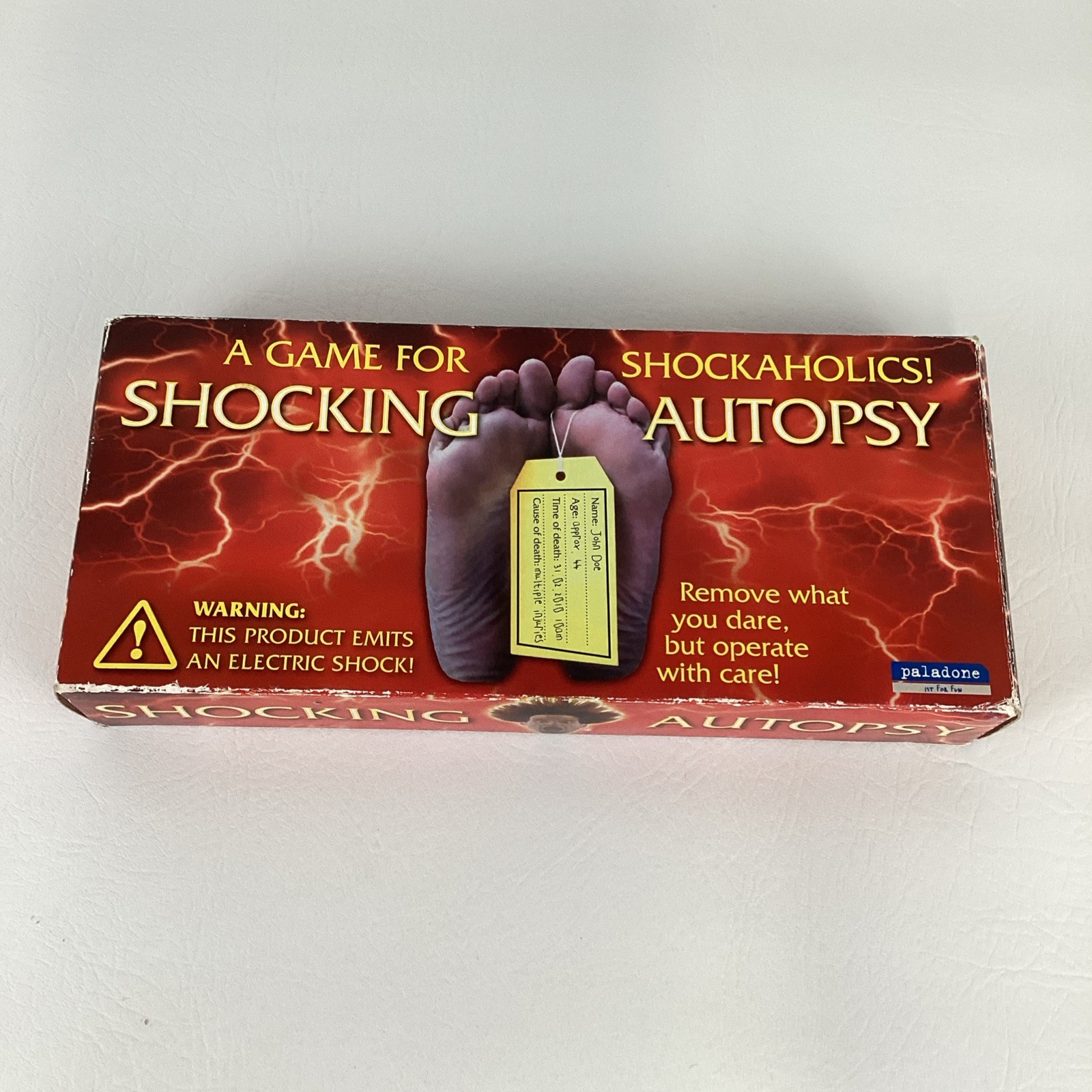 Shocking Autopsy Adult Game Party Fun Electric Shock Operation Vintage Paladone