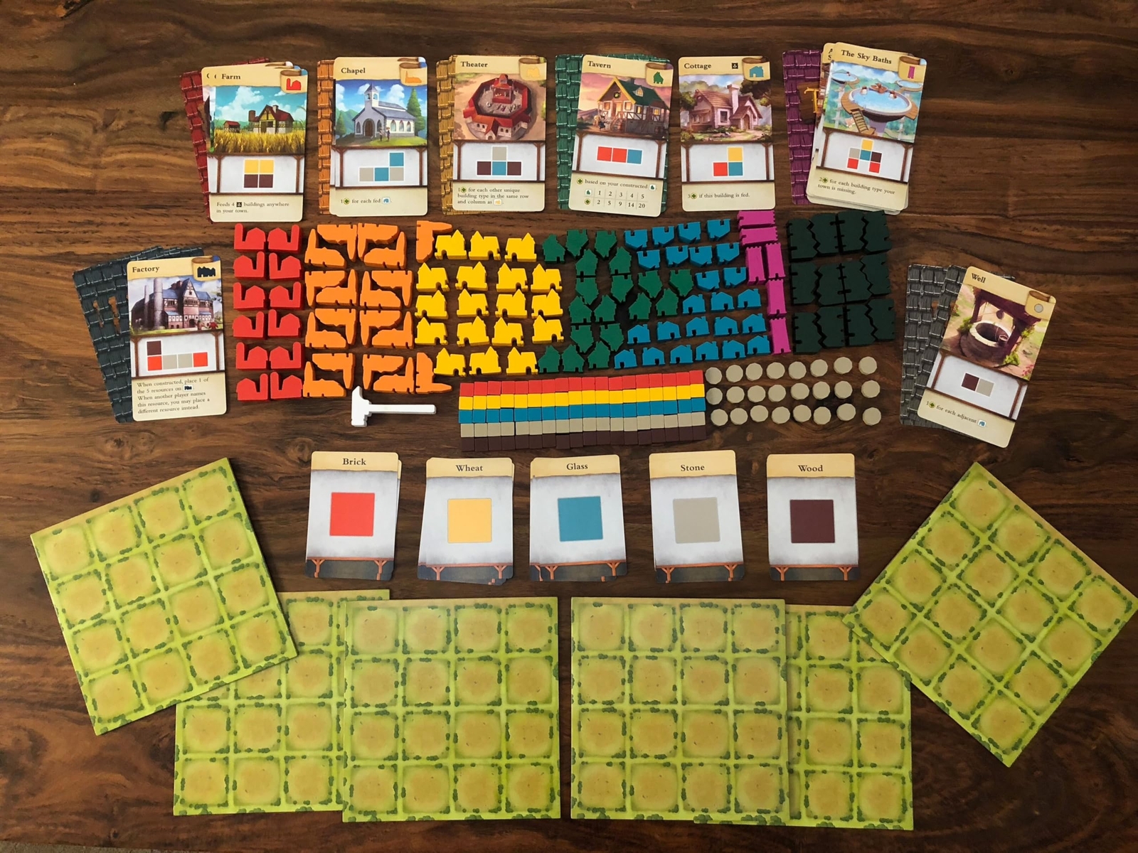 You Are the Mayor Award Winning Tabletop Game for Multi Color Spatial Puzzle
