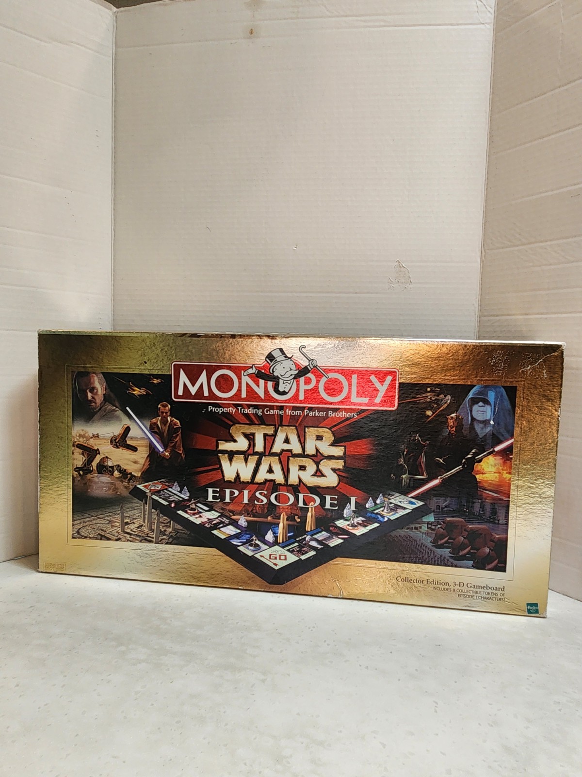 1999 Monopoly STAR WARS Episode 1 Collector Edition 3D Game Board Complete