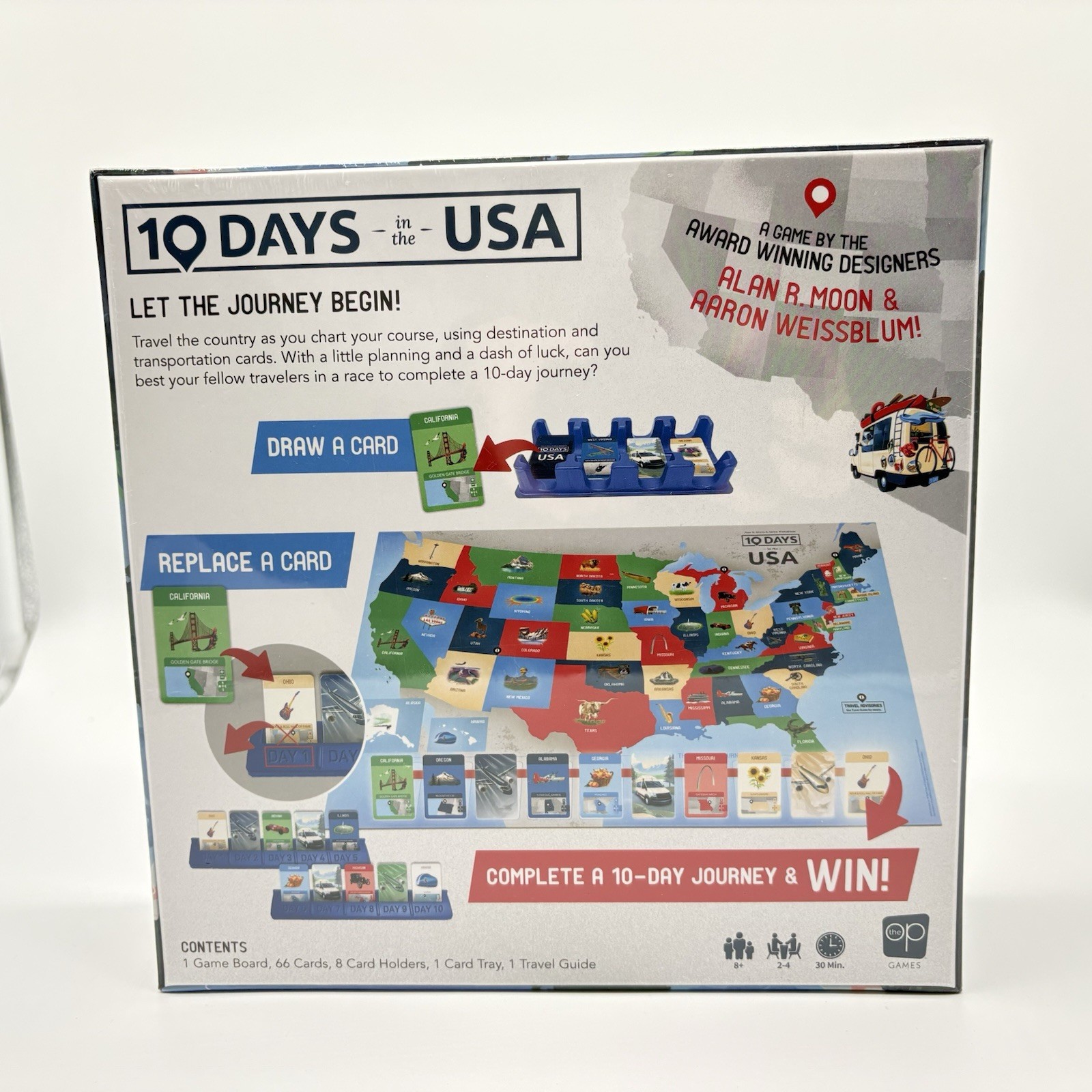10 Days in The USA | Family Road Trip Board Game