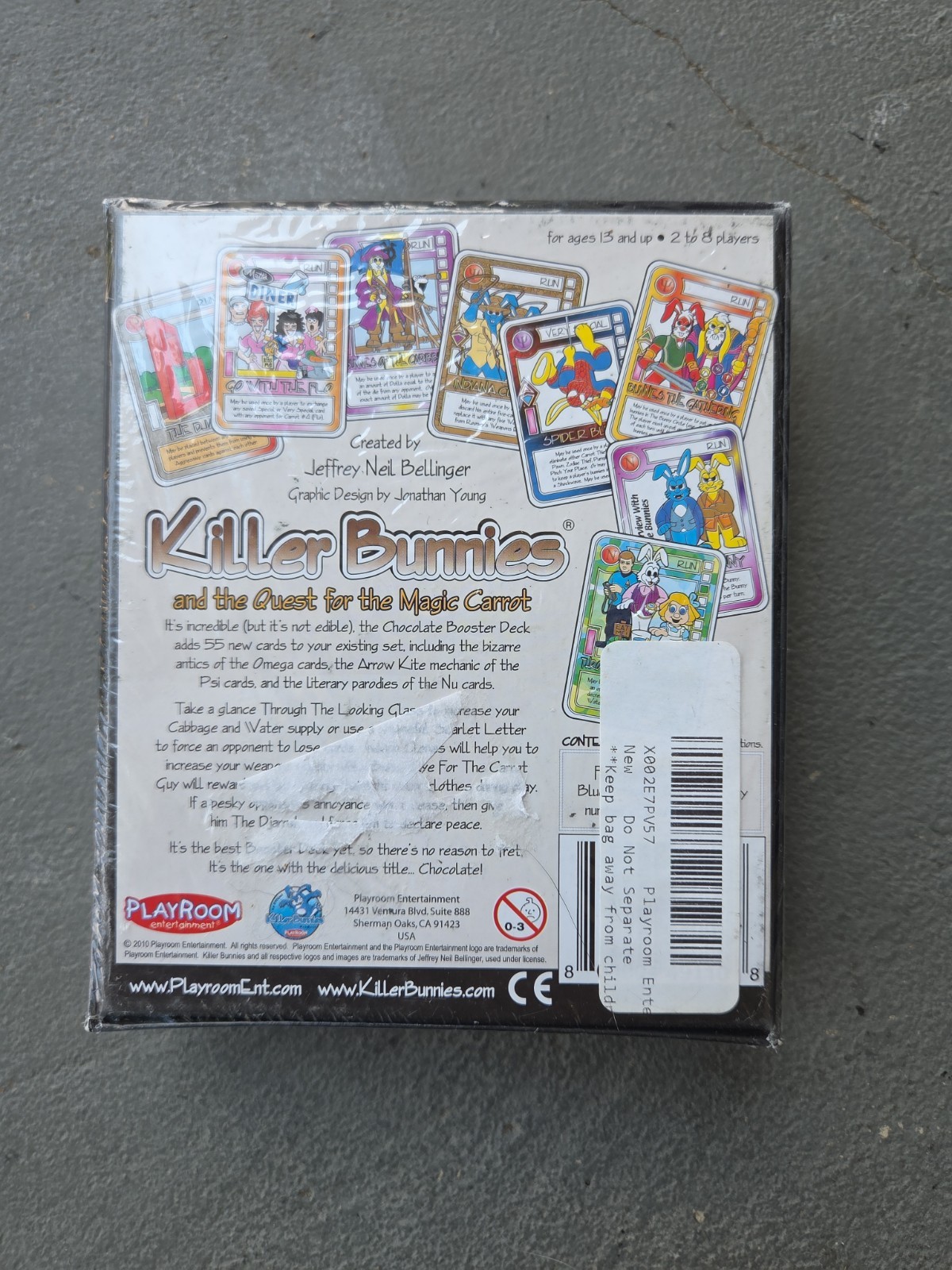 Killer Bunnies & the Quest for Magic Carrot Chocolate Booster Deck Expansion New
