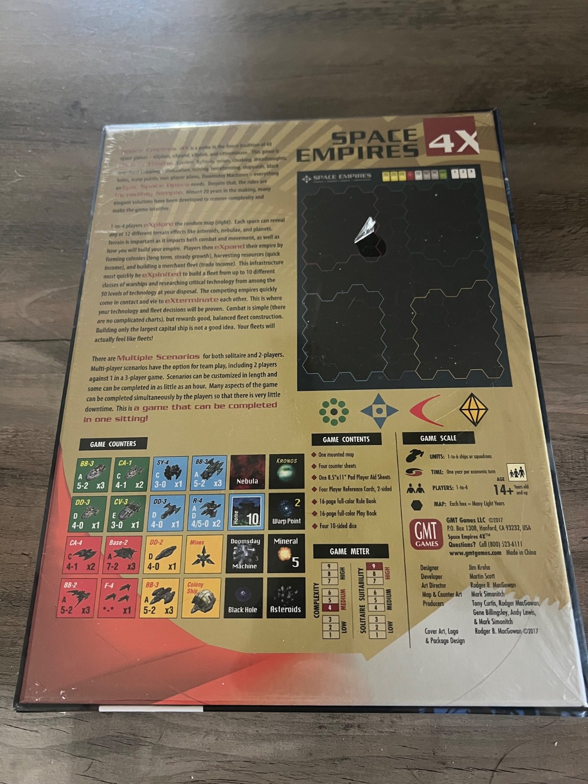 Space Empires 4X — Third Printing — 2017 GMT Games — Free Shipping!!