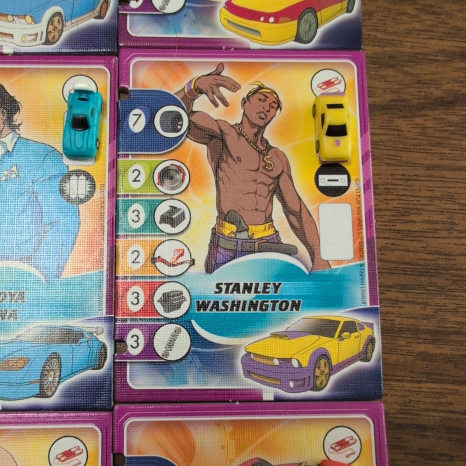 Replacement Drivers and Cars for Formula D Board Game