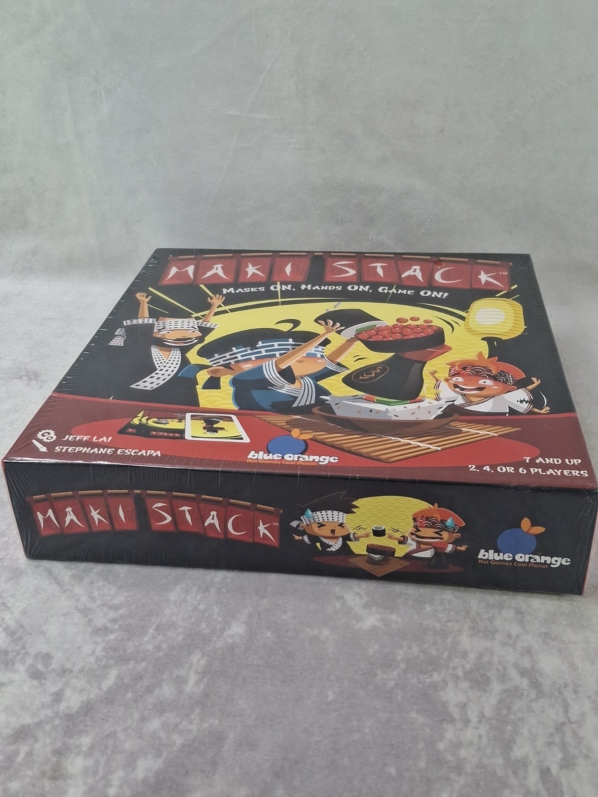 Maki Stack Family Party Dexterity Game by Blue Orange Chopsticks Blindfold NEW