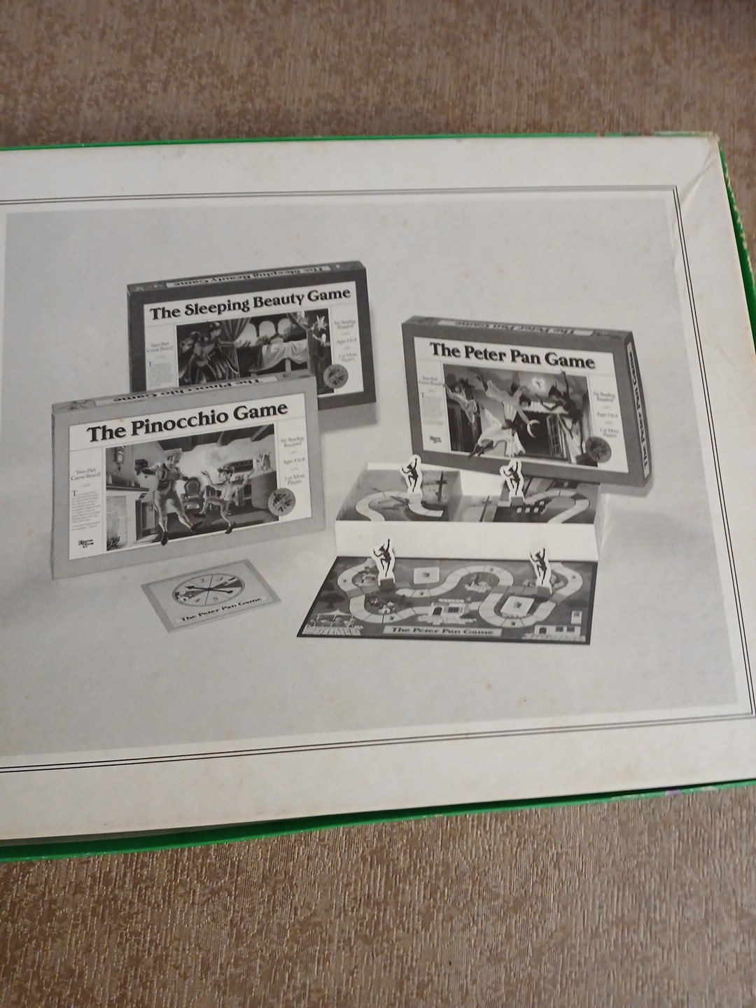 Vtg 1990 University Games the Peter Pan Board Game COMPLETE /NO READING age 3-8