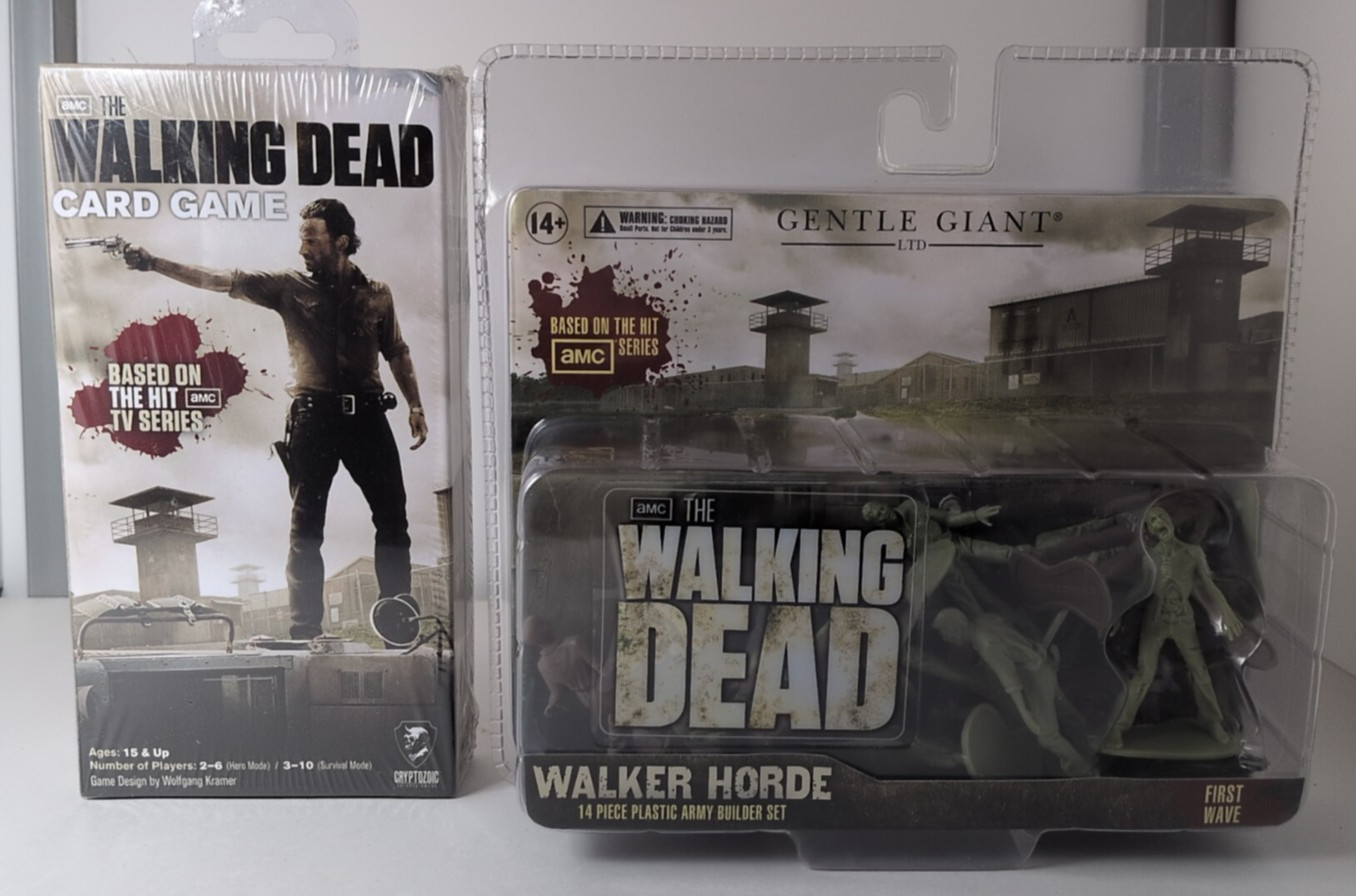 The Walking Dead Lot – Sealed Card Game & 14pc Walker Horde Army Builder Set