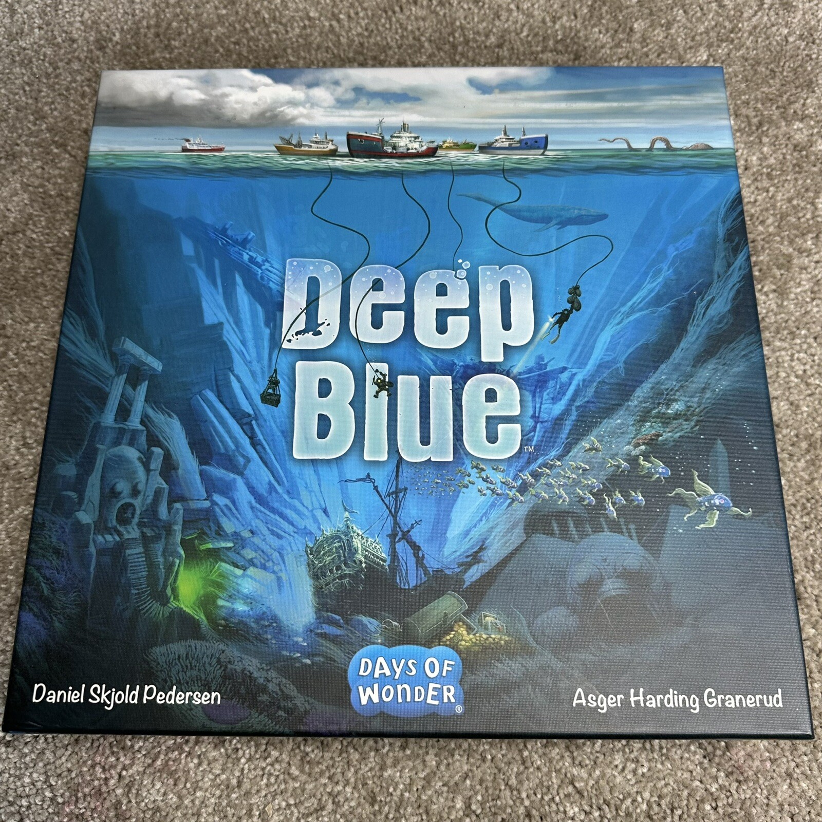 2019 Deep Blue Board Game Days of Wonder Asger Harding Granerud *100% Complete*