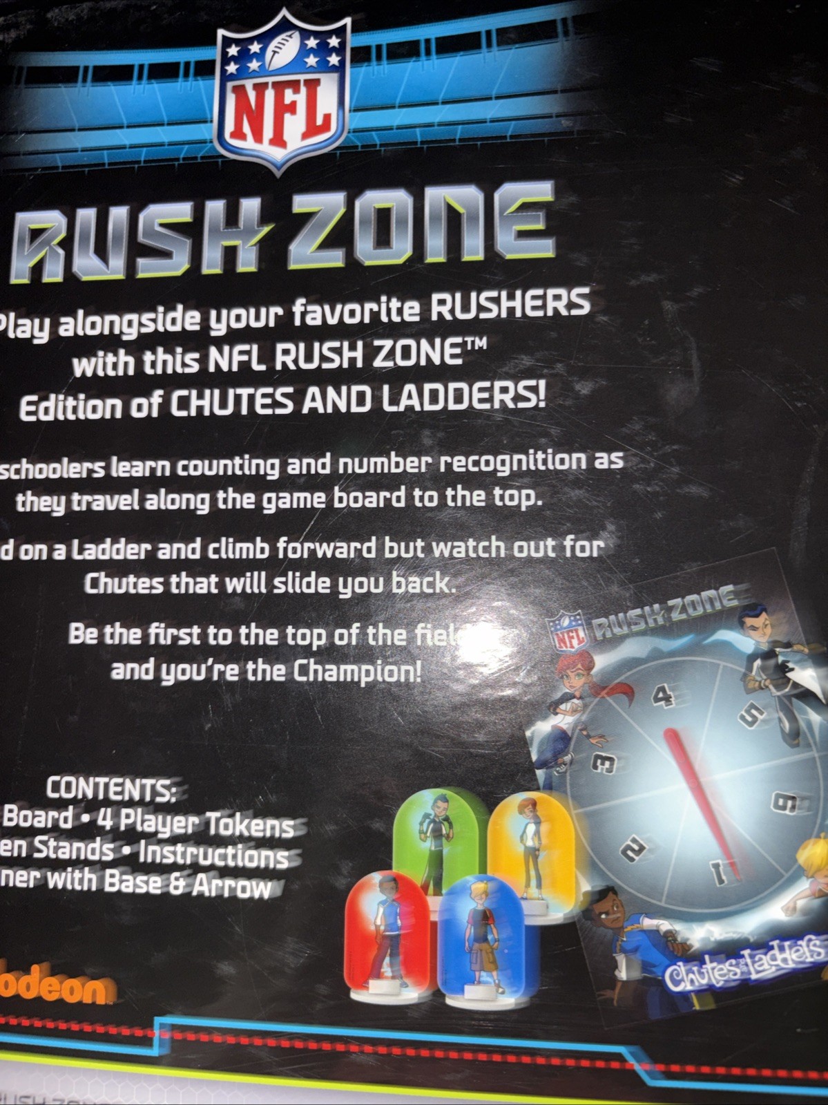 Chutes and Ladders – NFL Rush Zone Edition – Playable Complete – 2013. Excellent
