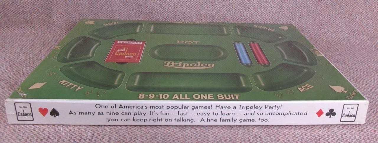 Vintage 1968 Cadaco TRIPOLEY No. 300 Special Edition Game Michigan Rummy Sealed