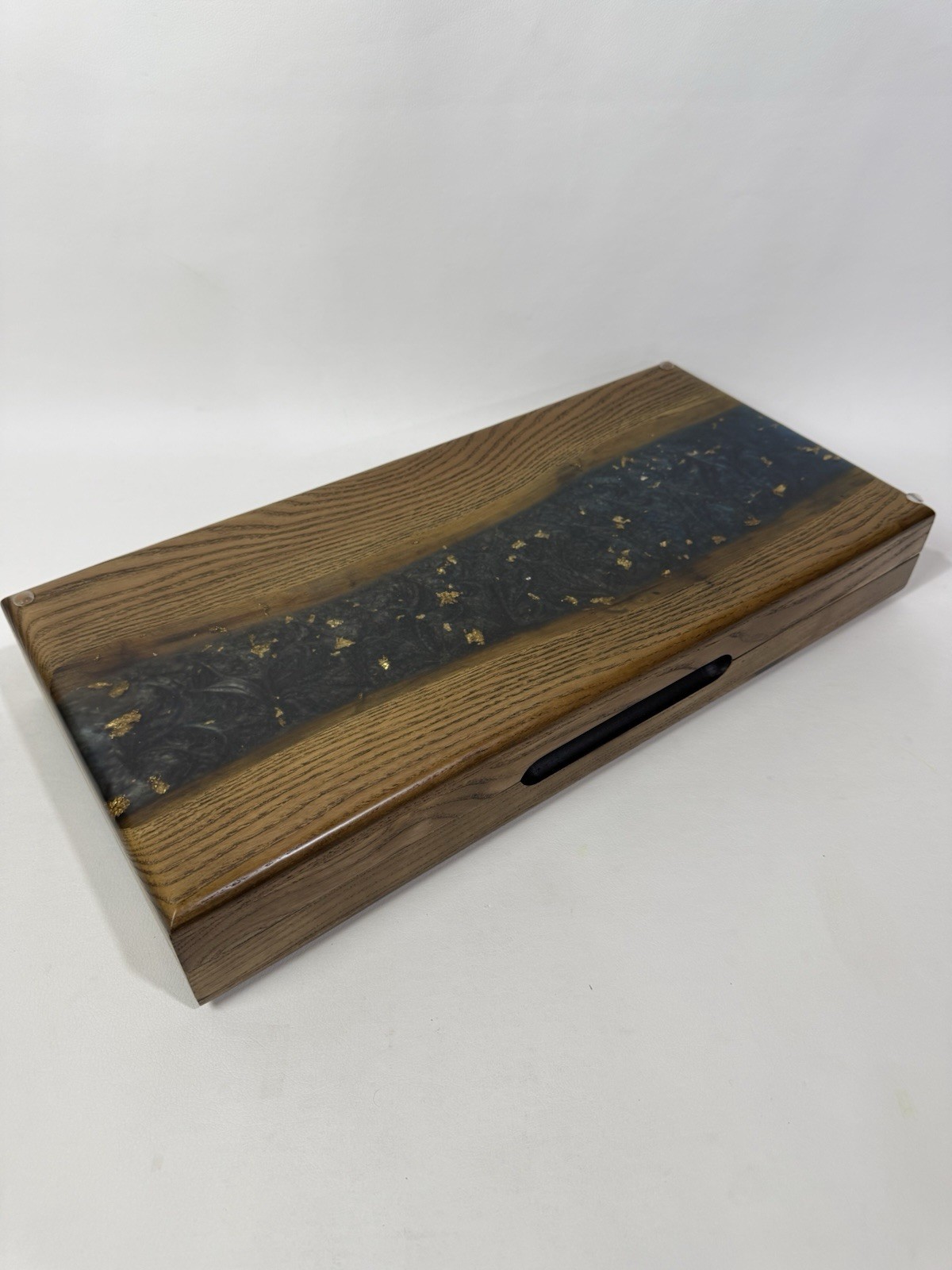 Luxury Wooden Backgammon with Epoxy Resin