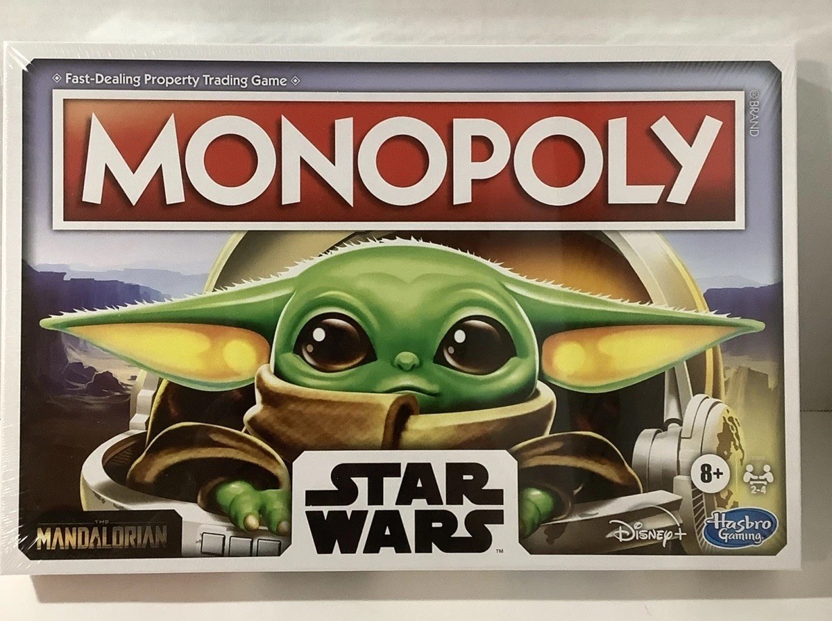 MONOPOLY: Star Wars Baby Yoda Grogu Edition Board Game ~ Disney Complete New