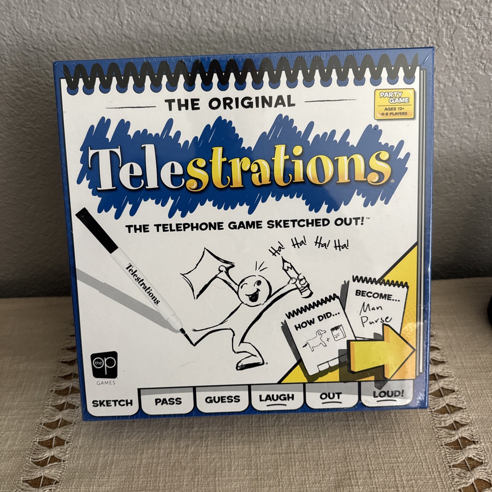 Telestrations 4-8 Player – The Original Party Game Ages 12+ – NEW SEALED