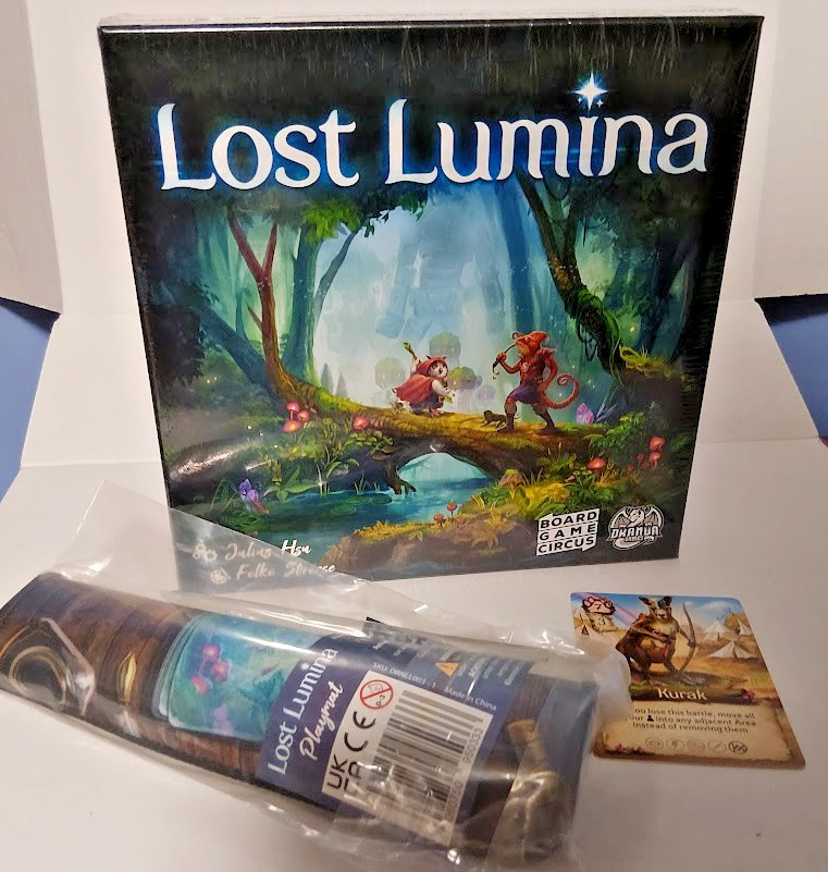 NIS Lost Lumina + Playmat + Kickstarter Promo Board Game (English)