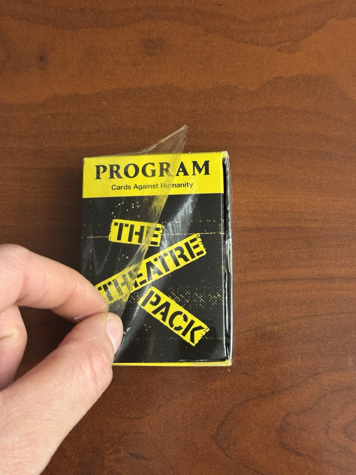 Rare Pack Of Cards Against Humanity CATS Theatre Expansion