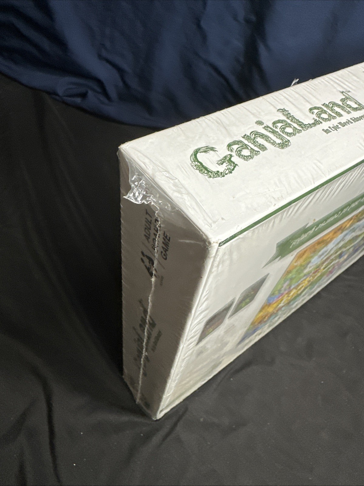 Ganjaland Board Game An Epic Weed Adventure for Adults NEW SEALED Damage Box