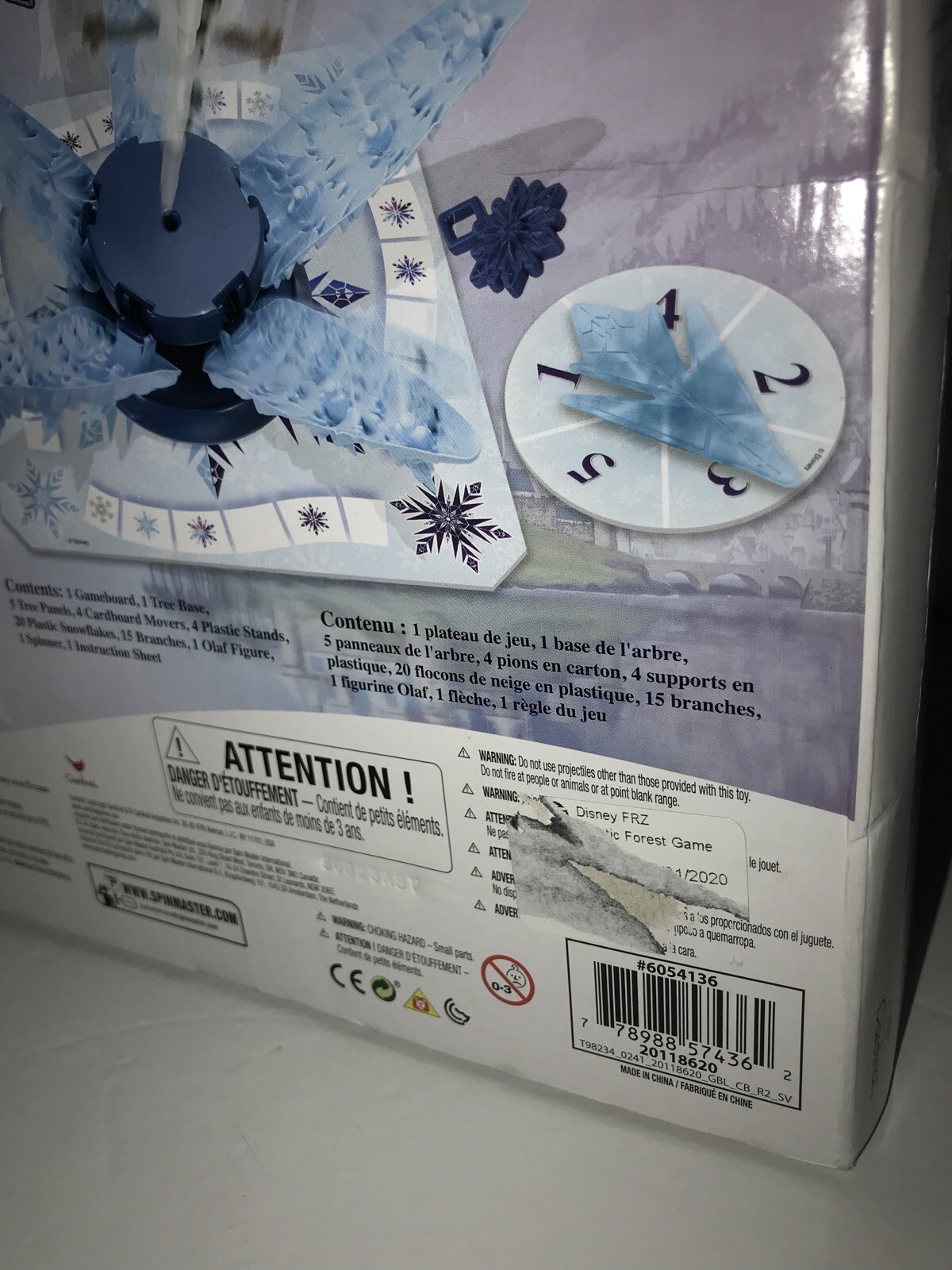 Disney Frozen Frantic Forest Olaf Game By Cardinal New