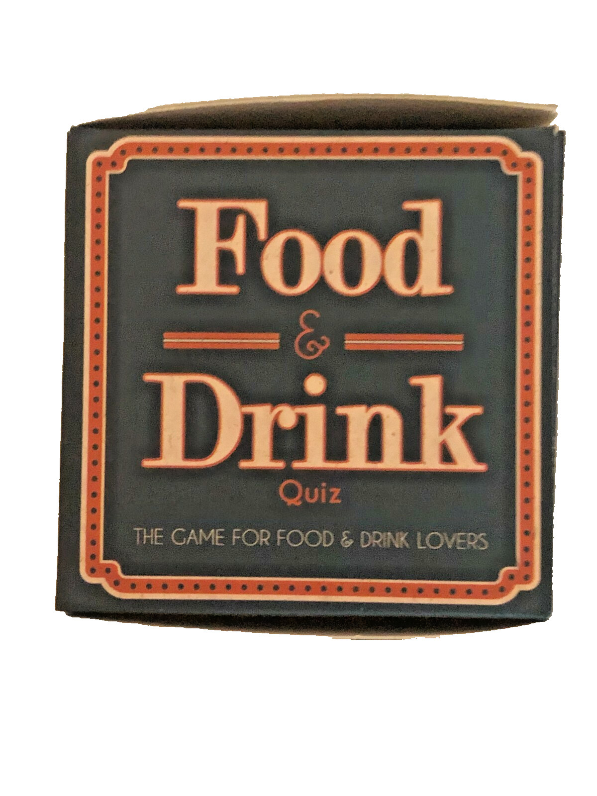 After Dinner Food & Drink Trivia Game 50 Quiz Cards Foodie Party Gift