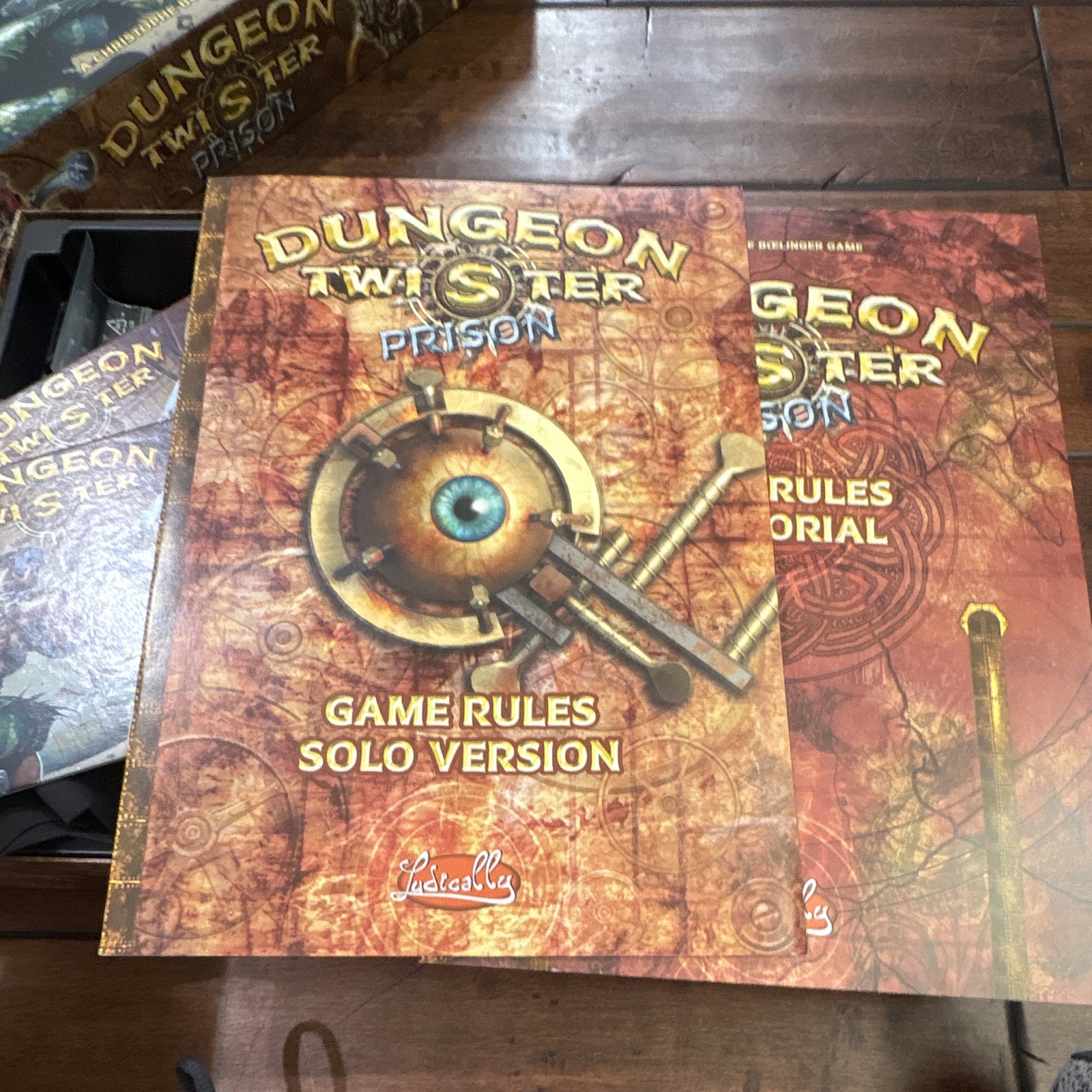 Ludically Dungeon Twister: Prison Fantasy Board Game Solo Version 1 Player 14+